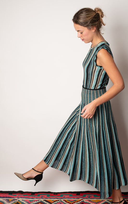 Vestido de punto lúrex