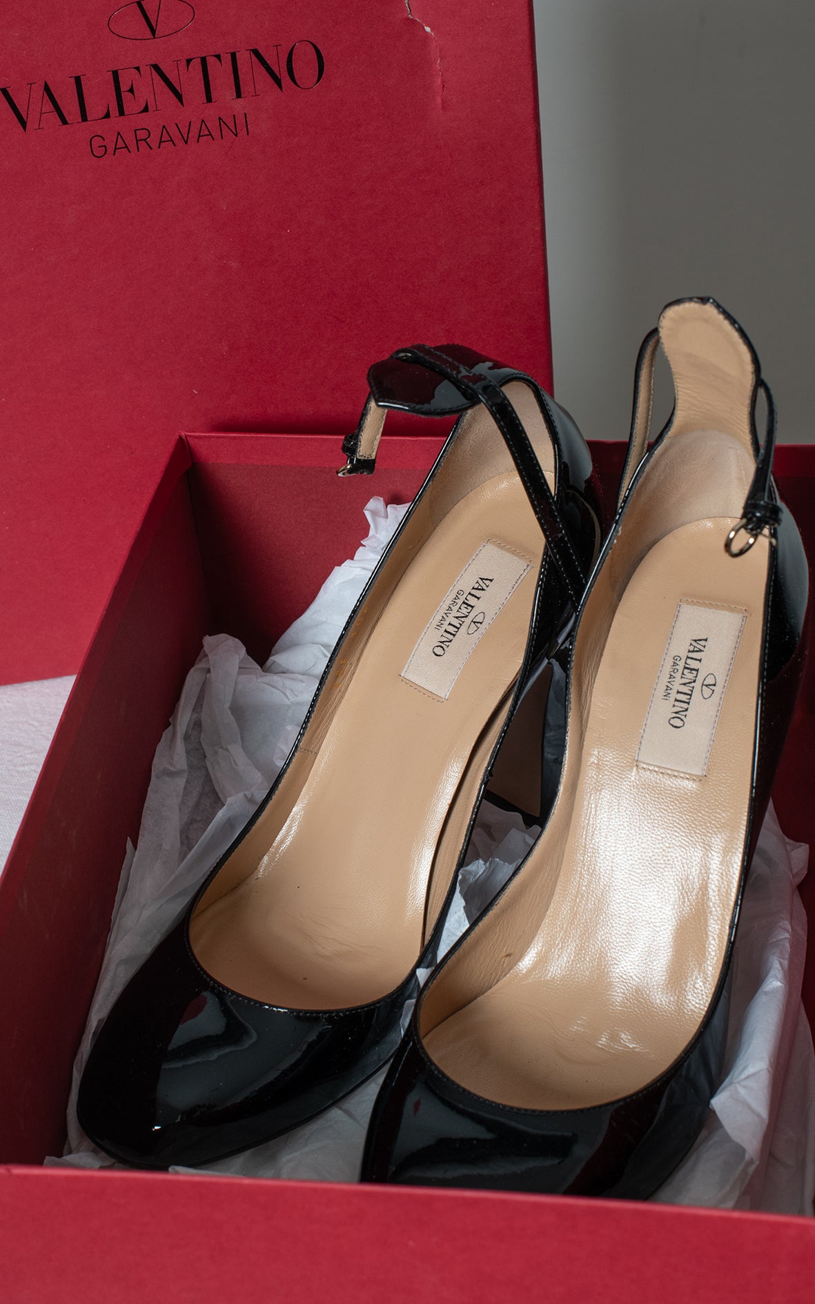 Zapatos negros charol tango