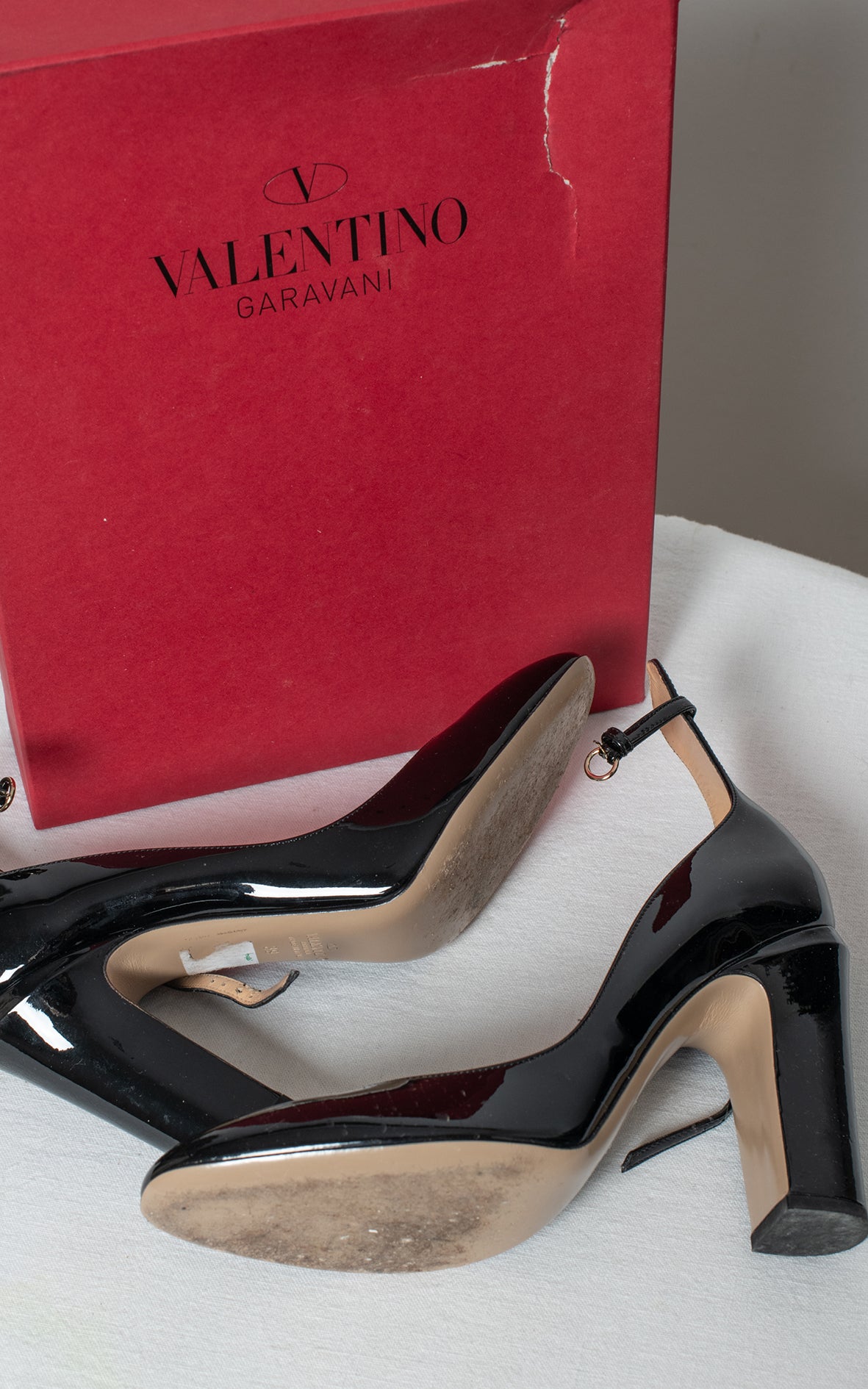 Zapatos negros charol tango