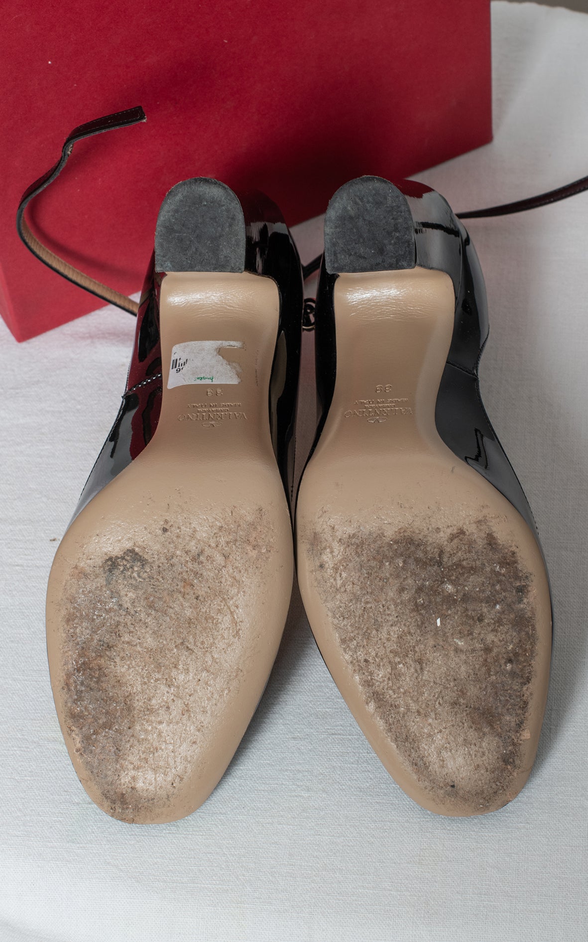Zapatos negros charol tango