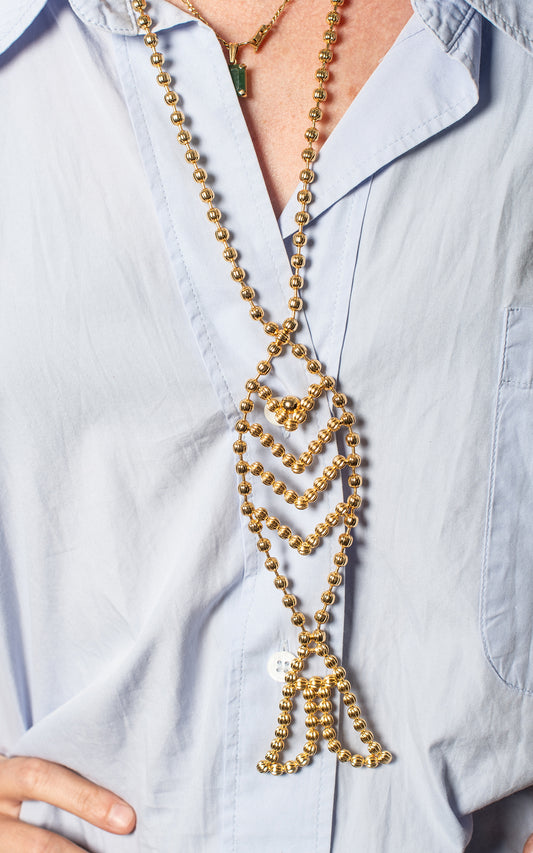 Collar pez dorado