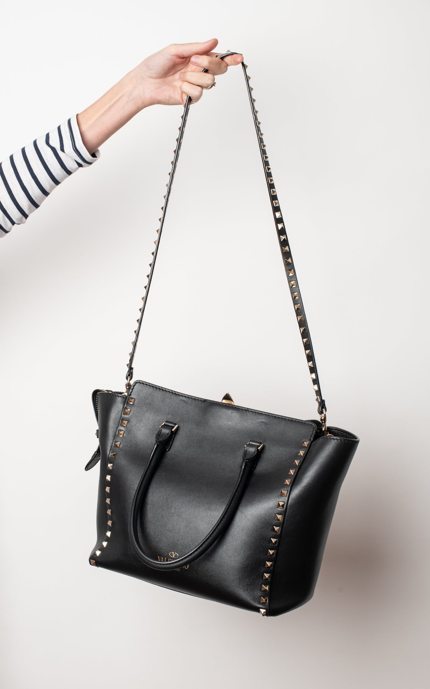 Bolso negro Rockstud