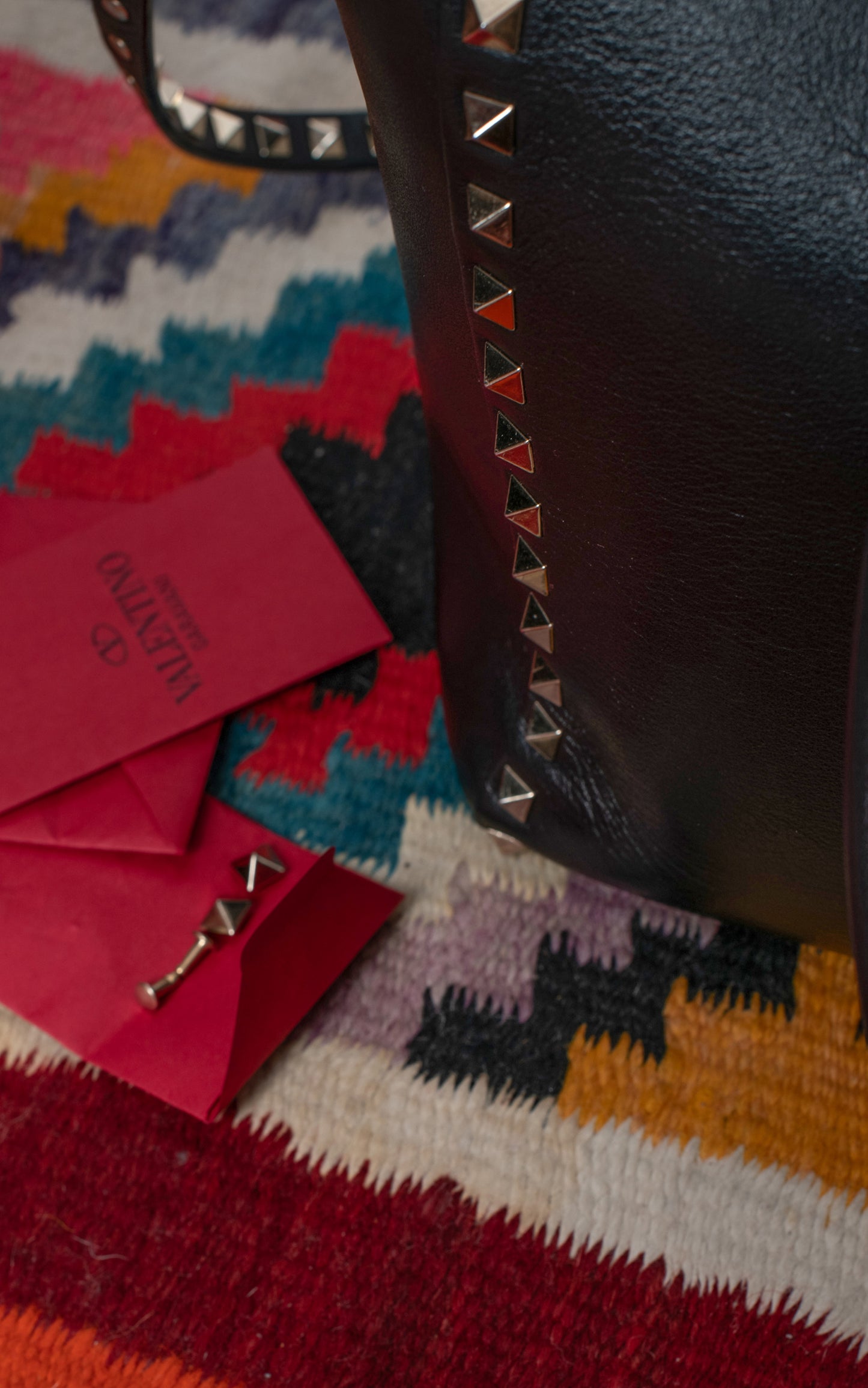 Bolso negro Rockstud