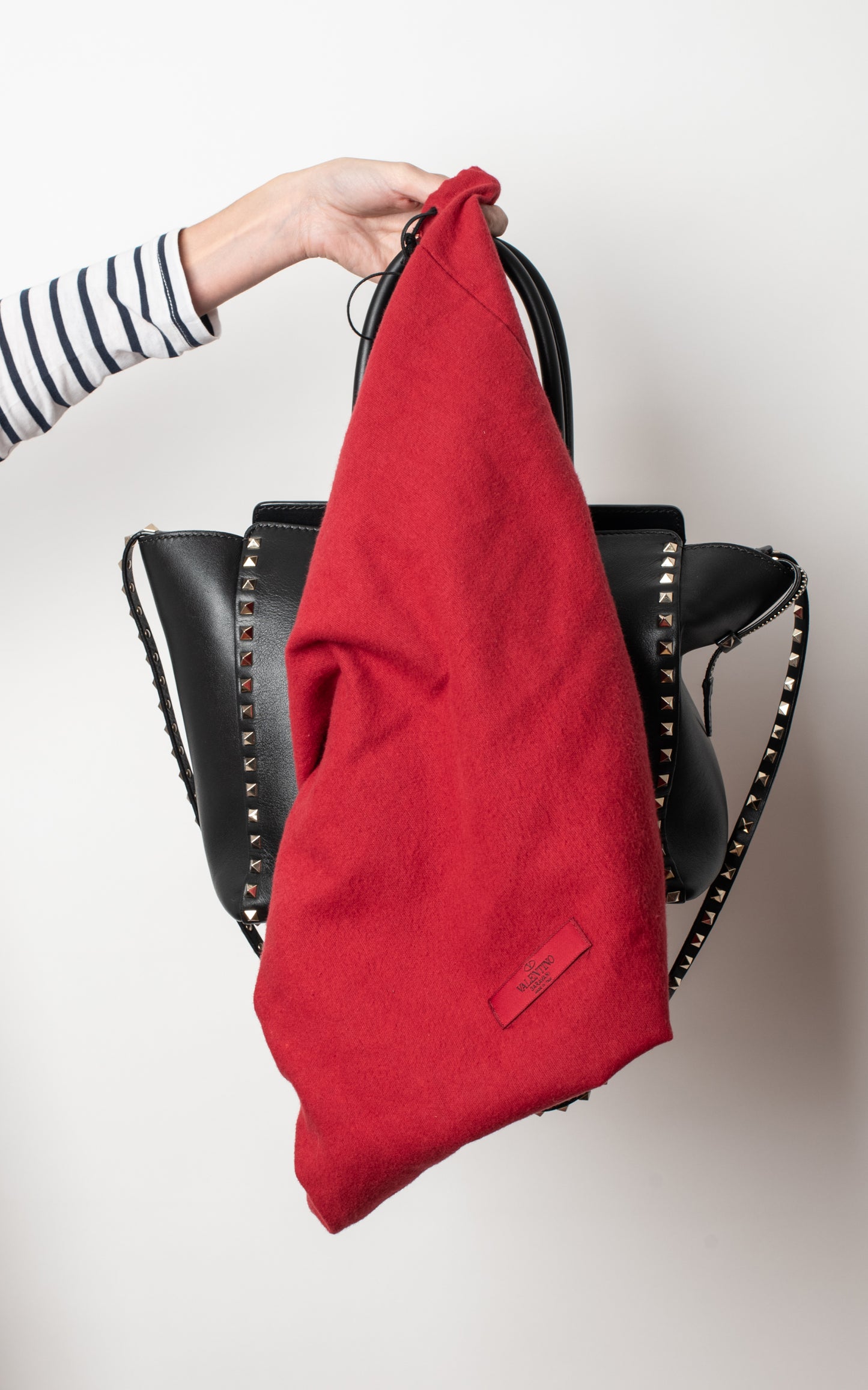 Bolso negro Rockstud