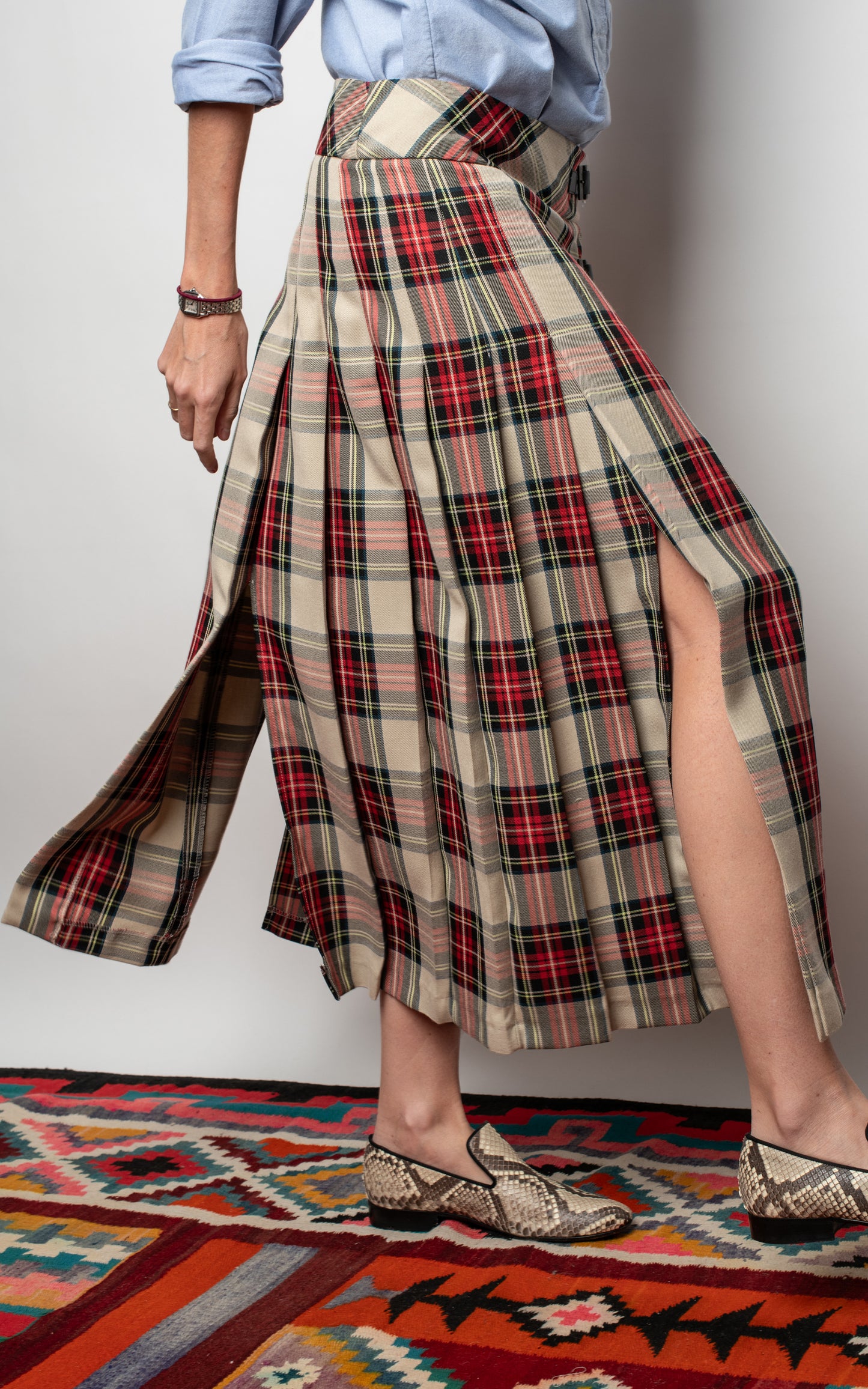 Falda de cuadros