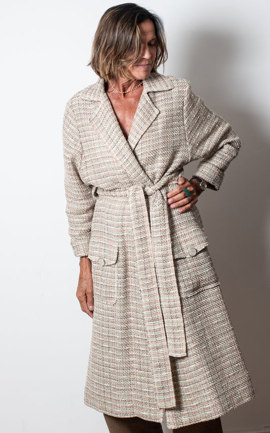 Abrigo de tweed