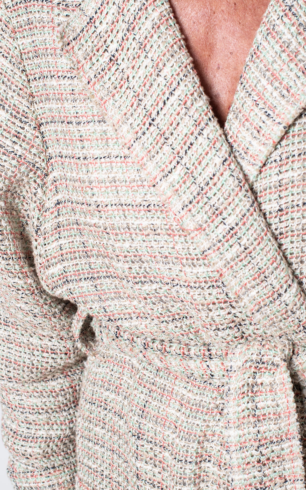 Abrigo de tweed