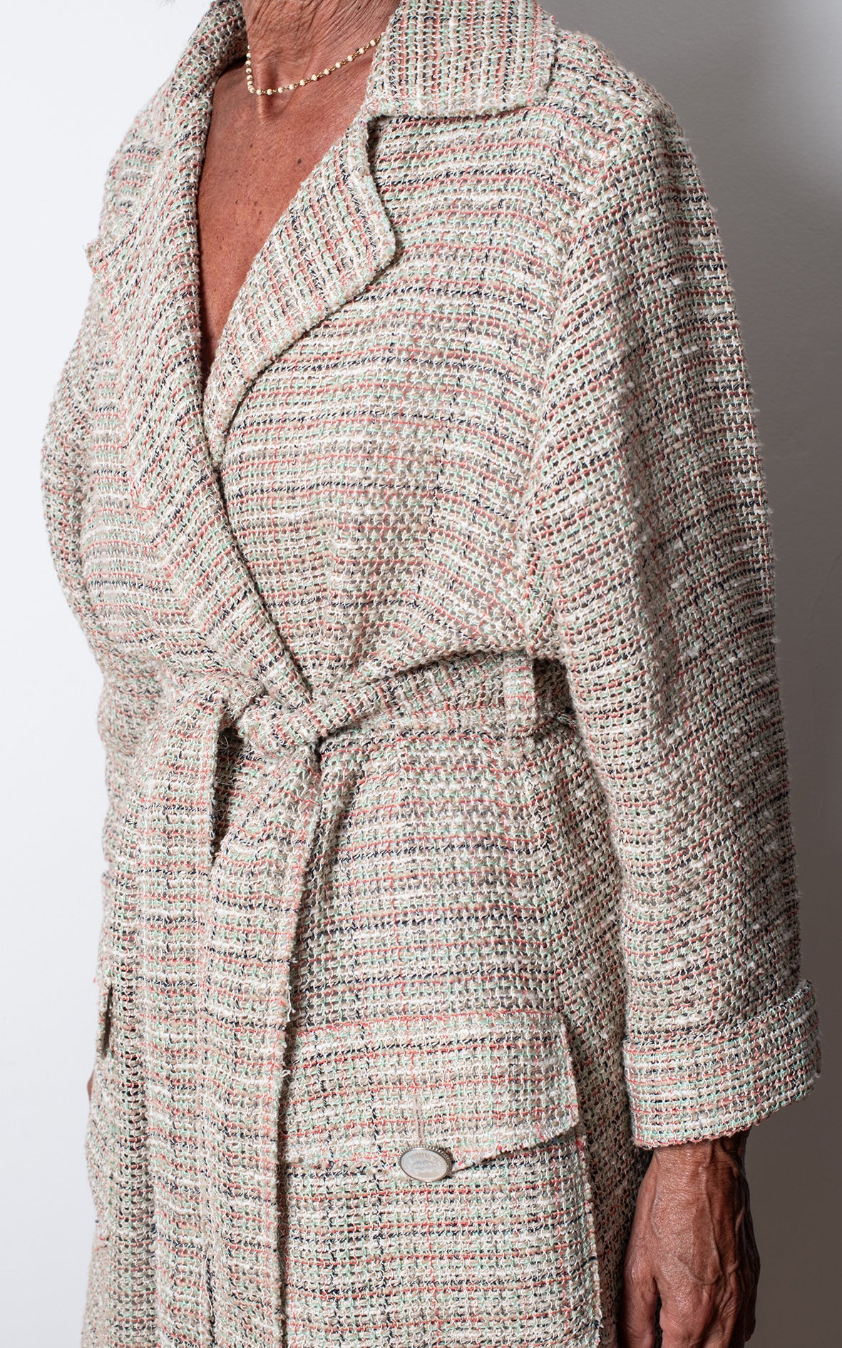 Abrigo de tweed