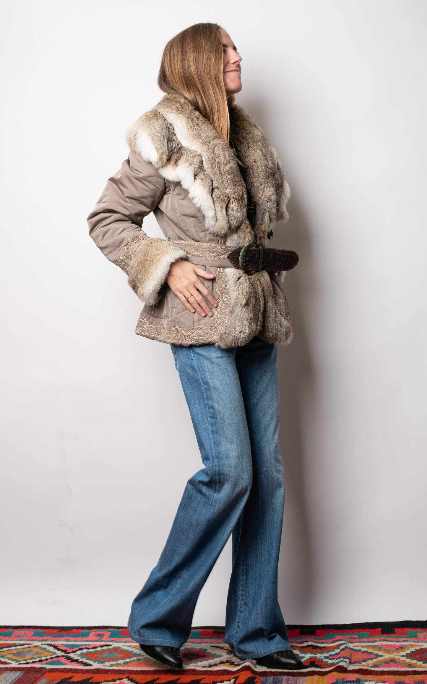 Abrigo piel impermeable