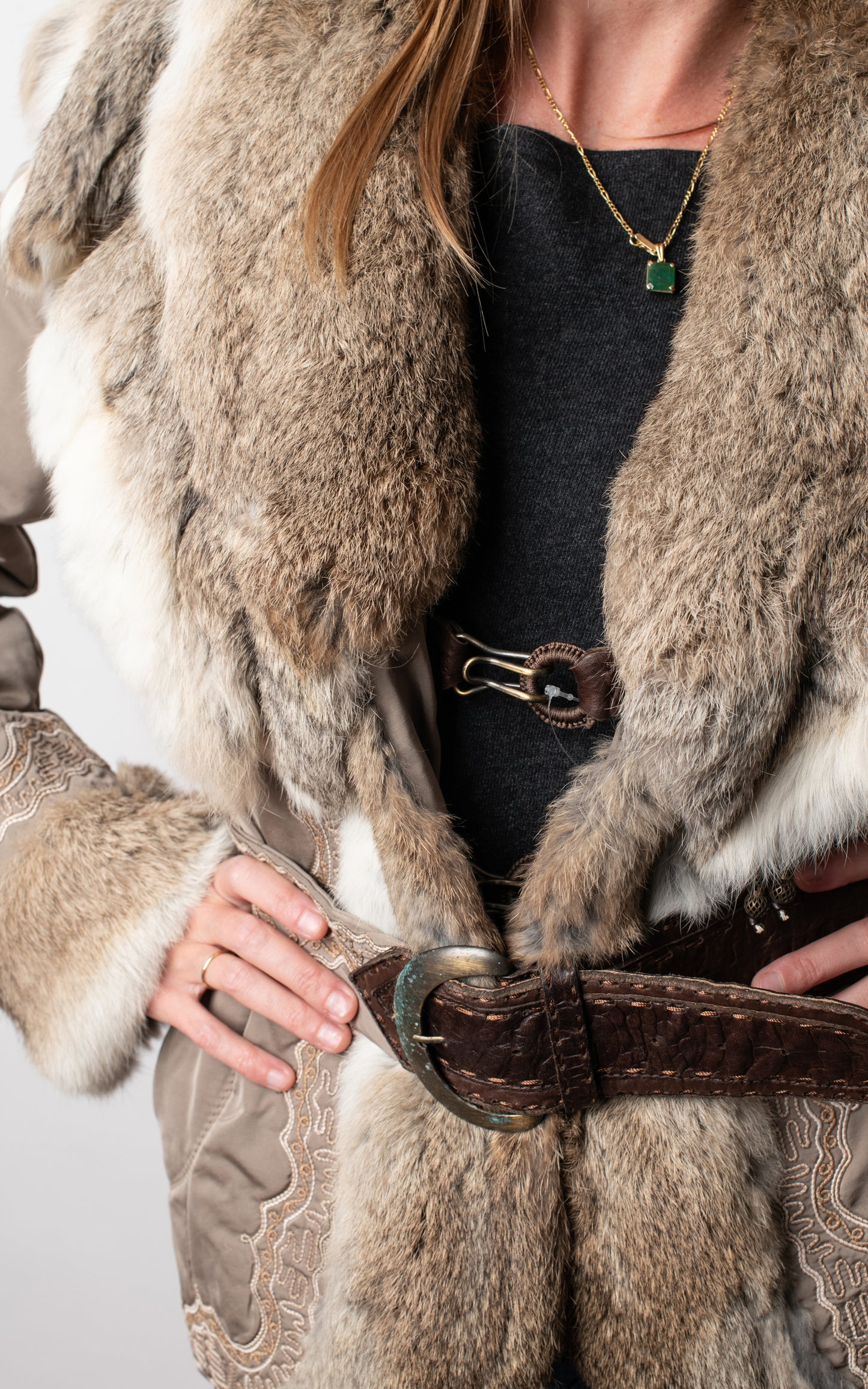 Abrigo piel impermeable