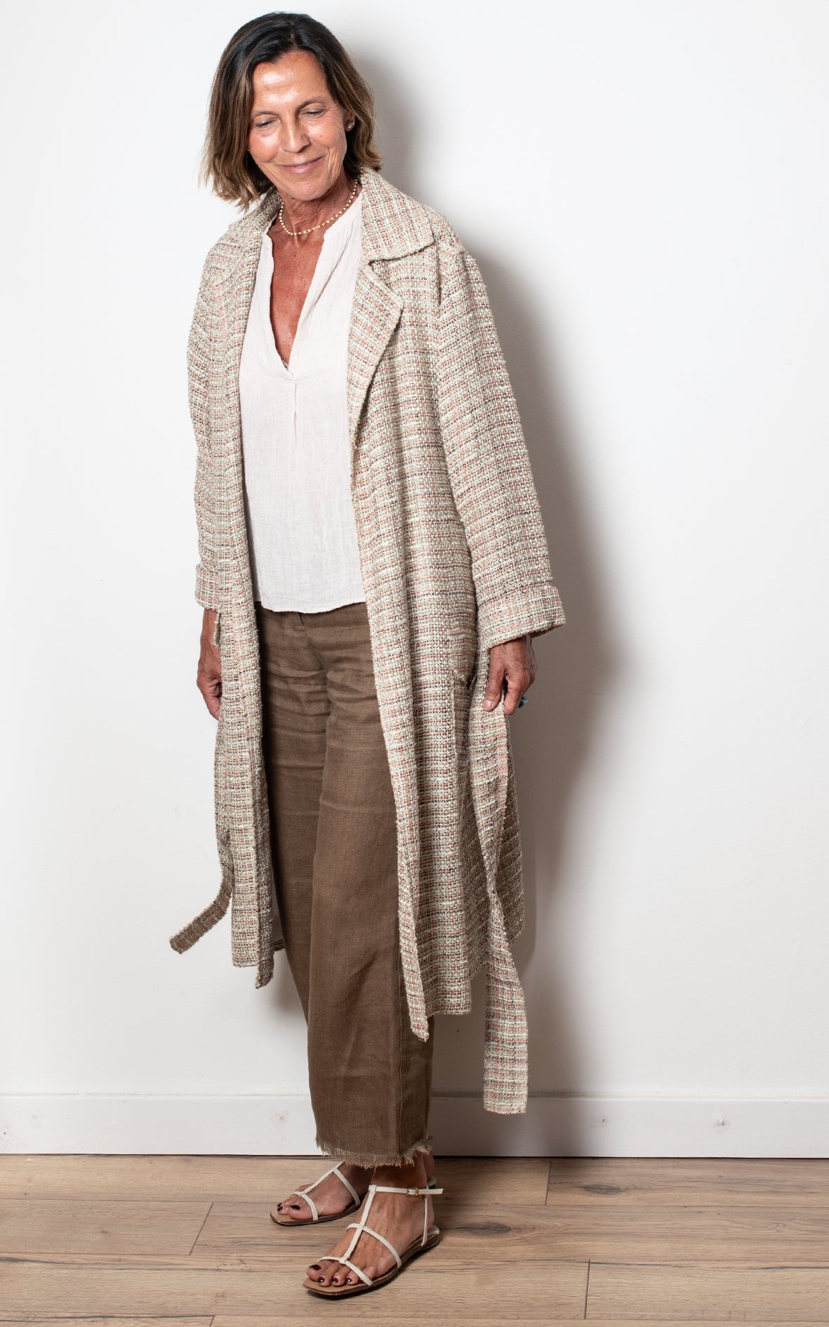 Abrigo de tweed