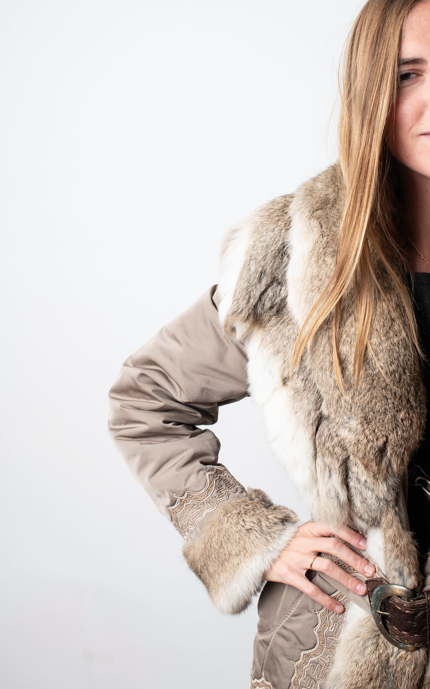 Abrigo piel impermeable