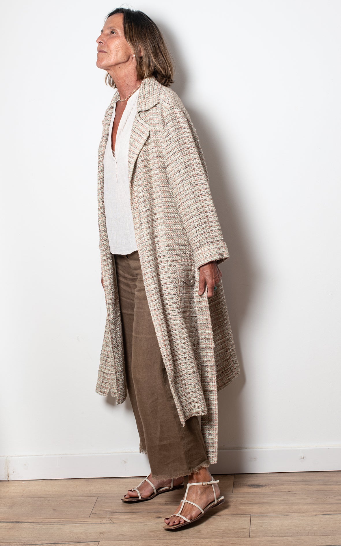 Abrigo de tweed