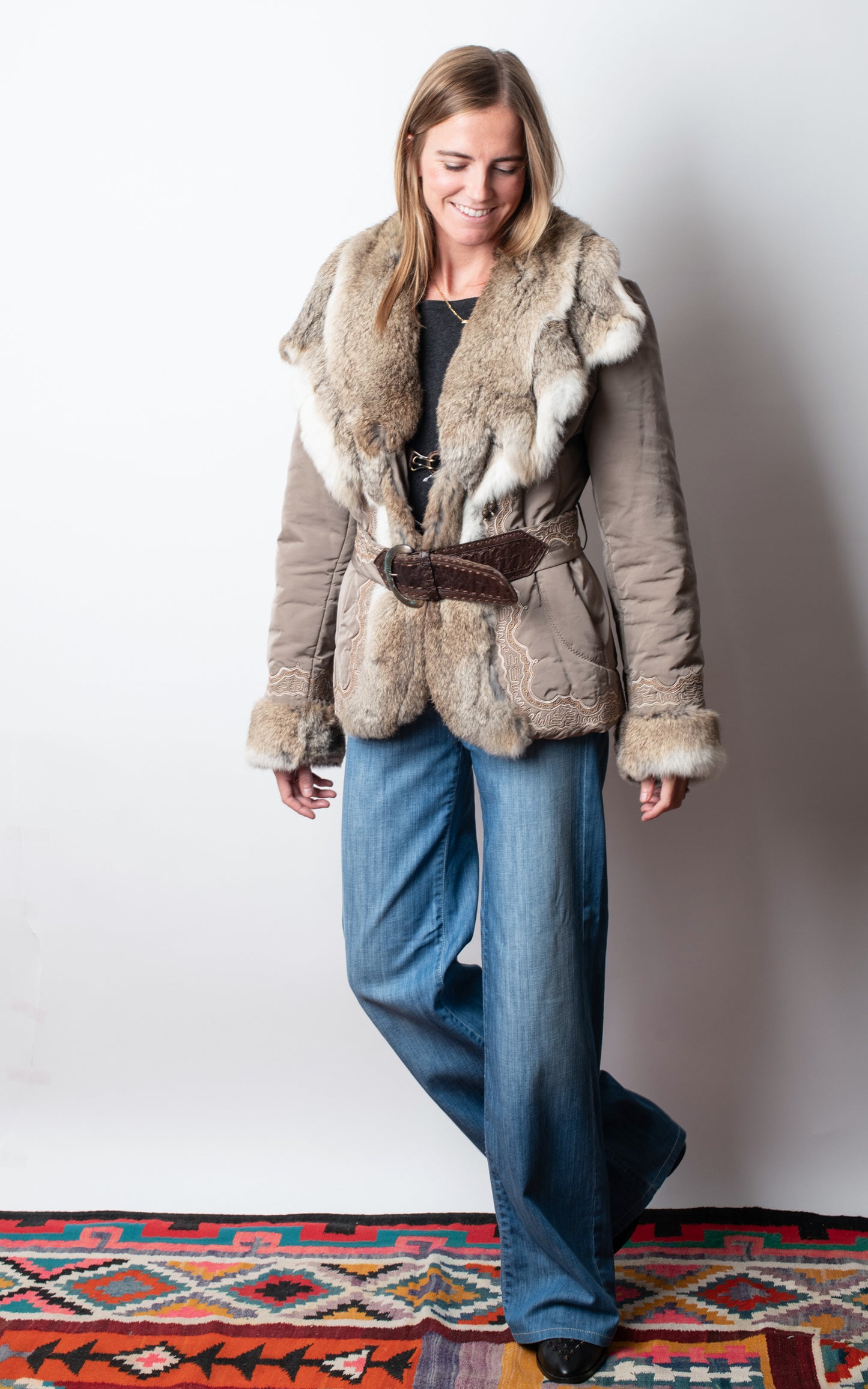 Abrigo piel impermeable