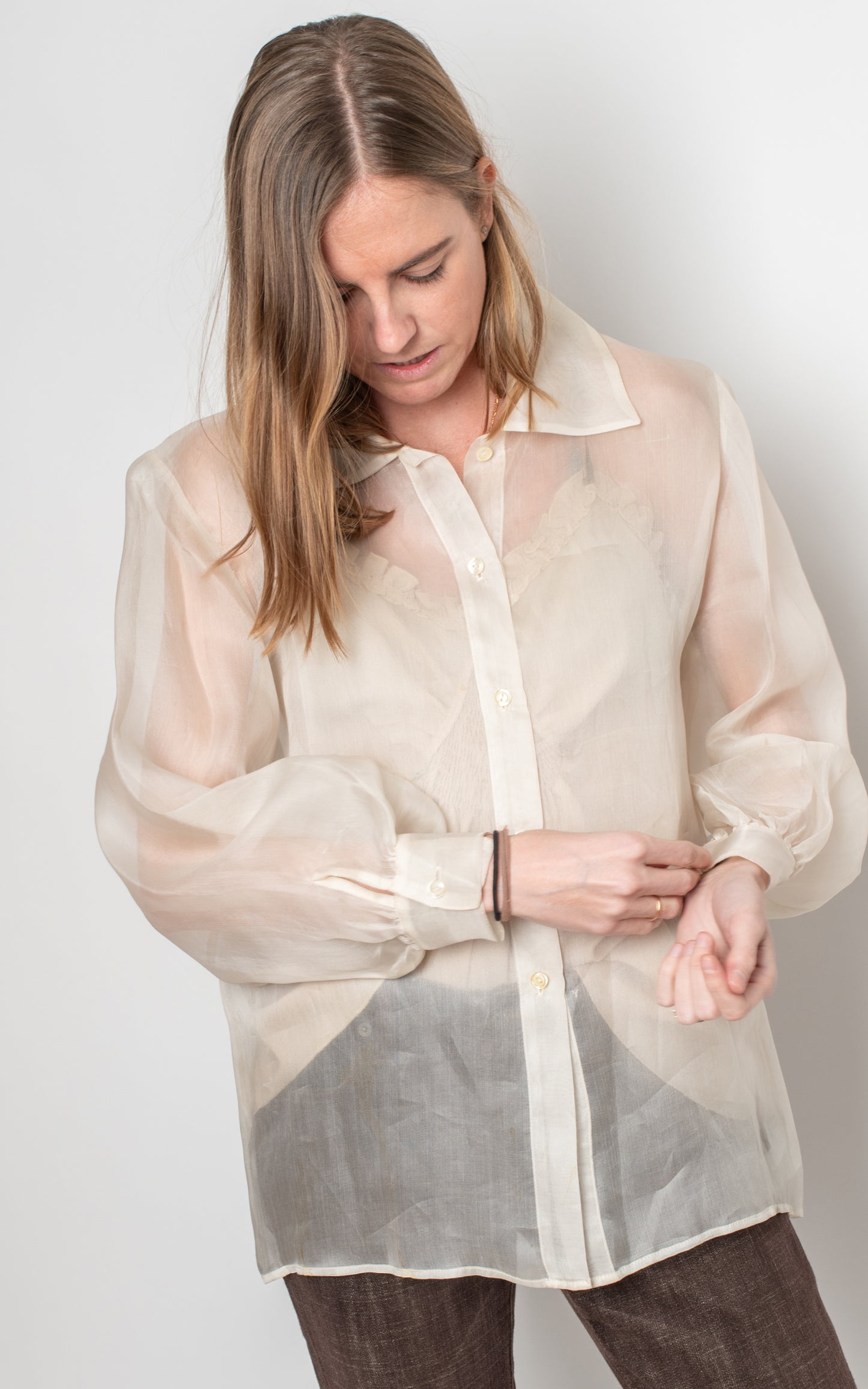 Camisa de organza