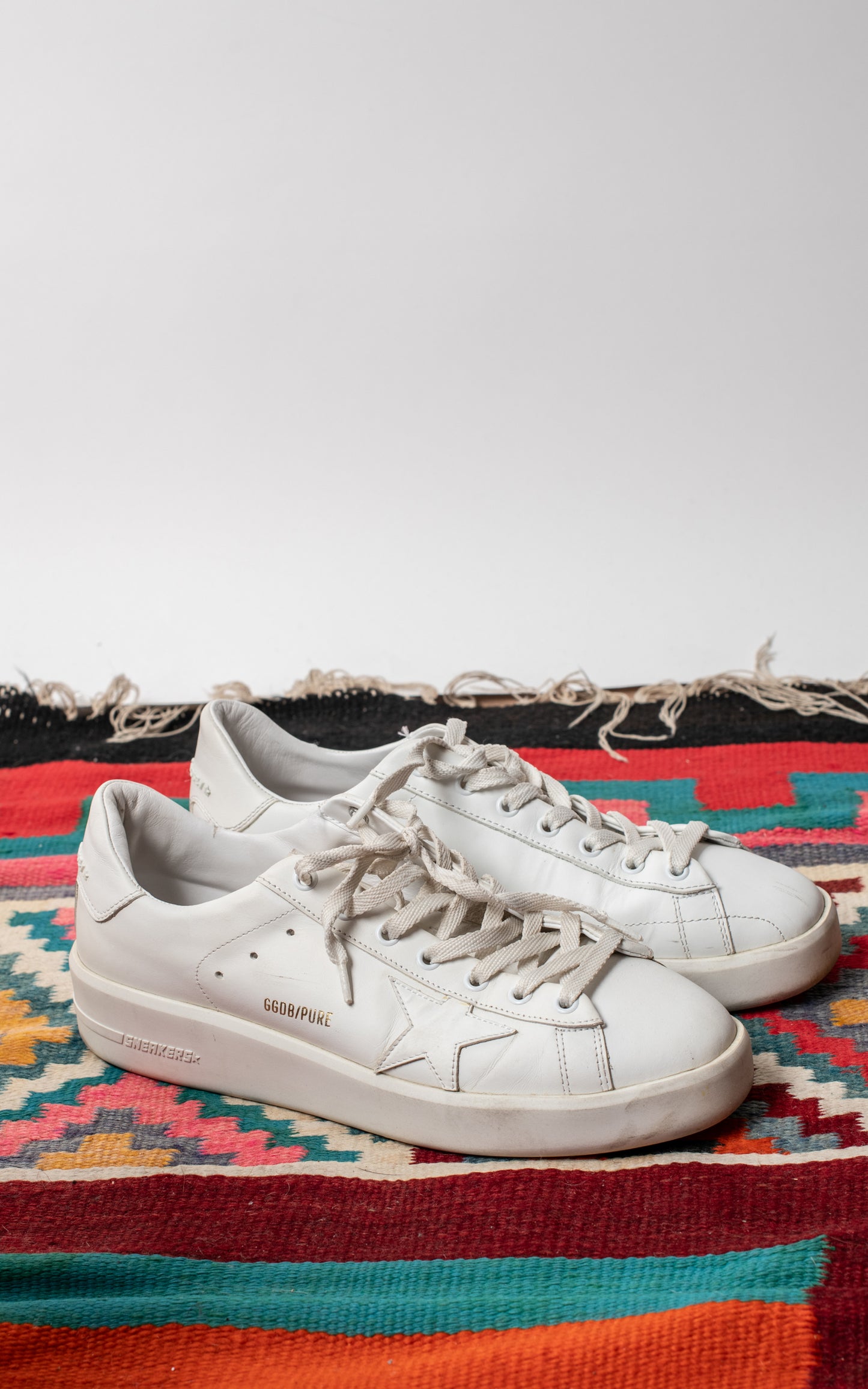 Golden Goose Piel Blancas platafoma