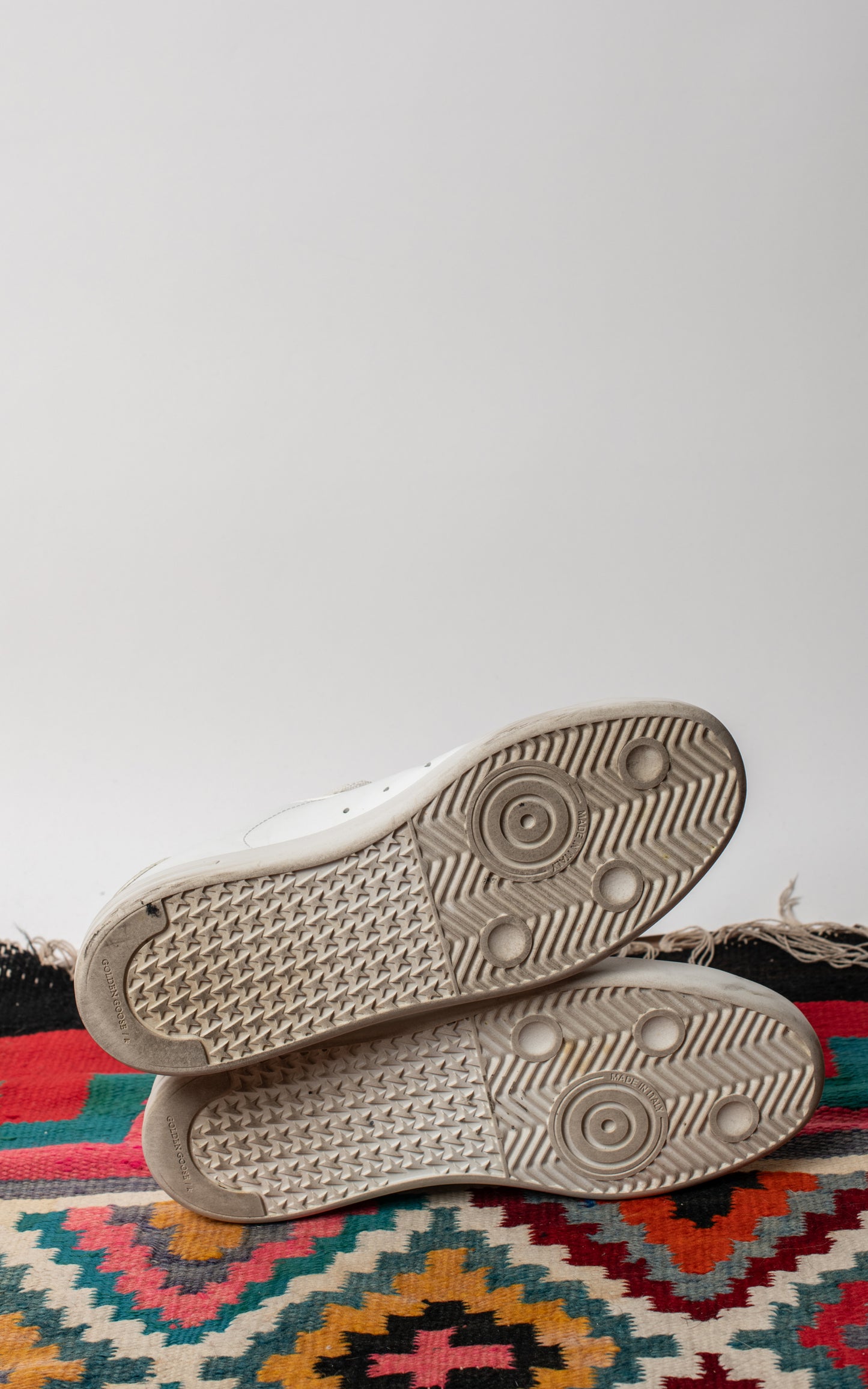 Golden Goose Piel Blancas platafoma