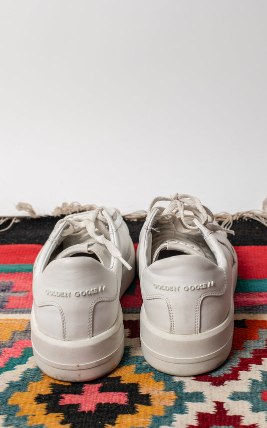 Golden Goose Piel Blancas platafoma