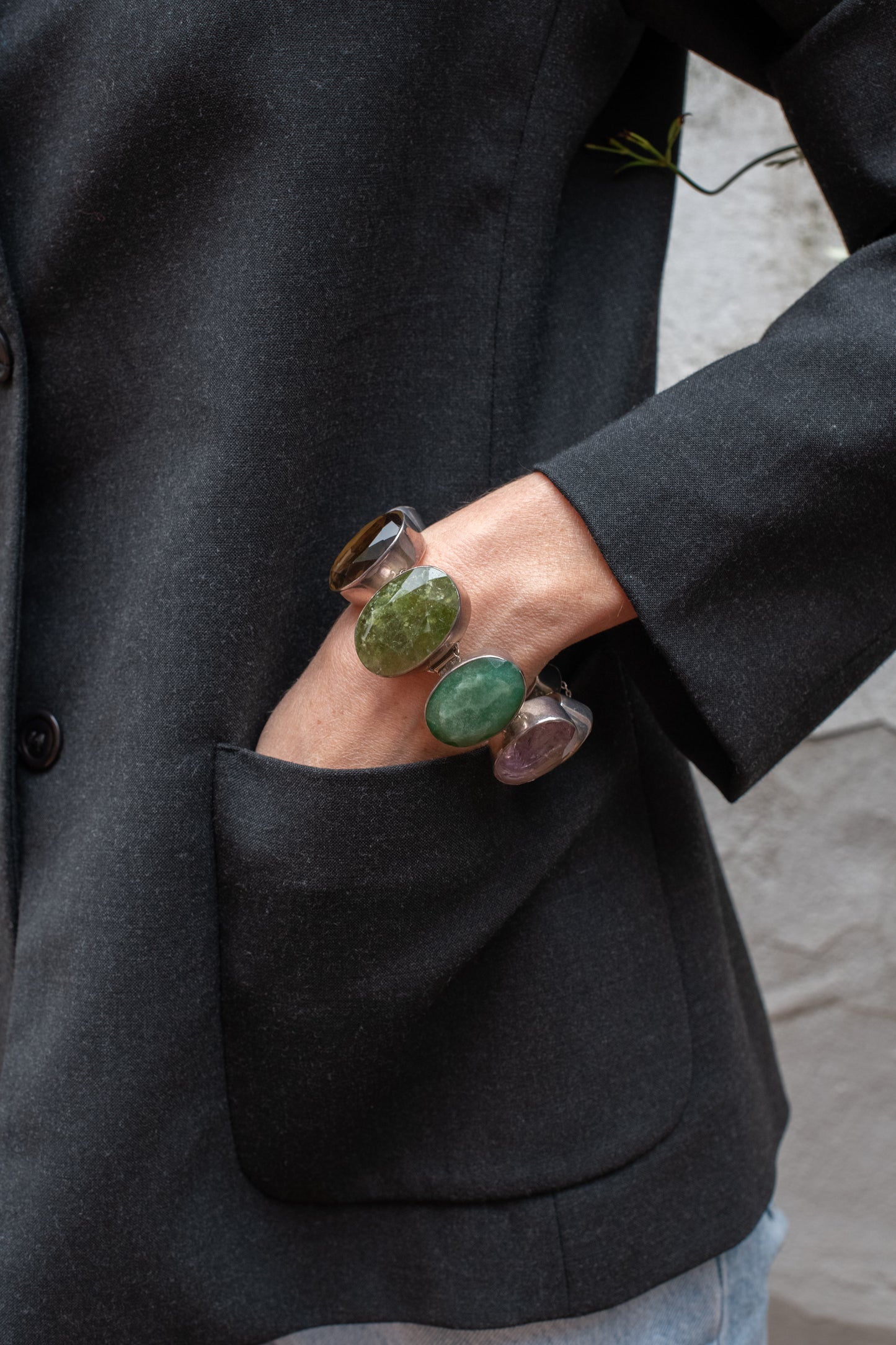 Pulsera piedras multicolor