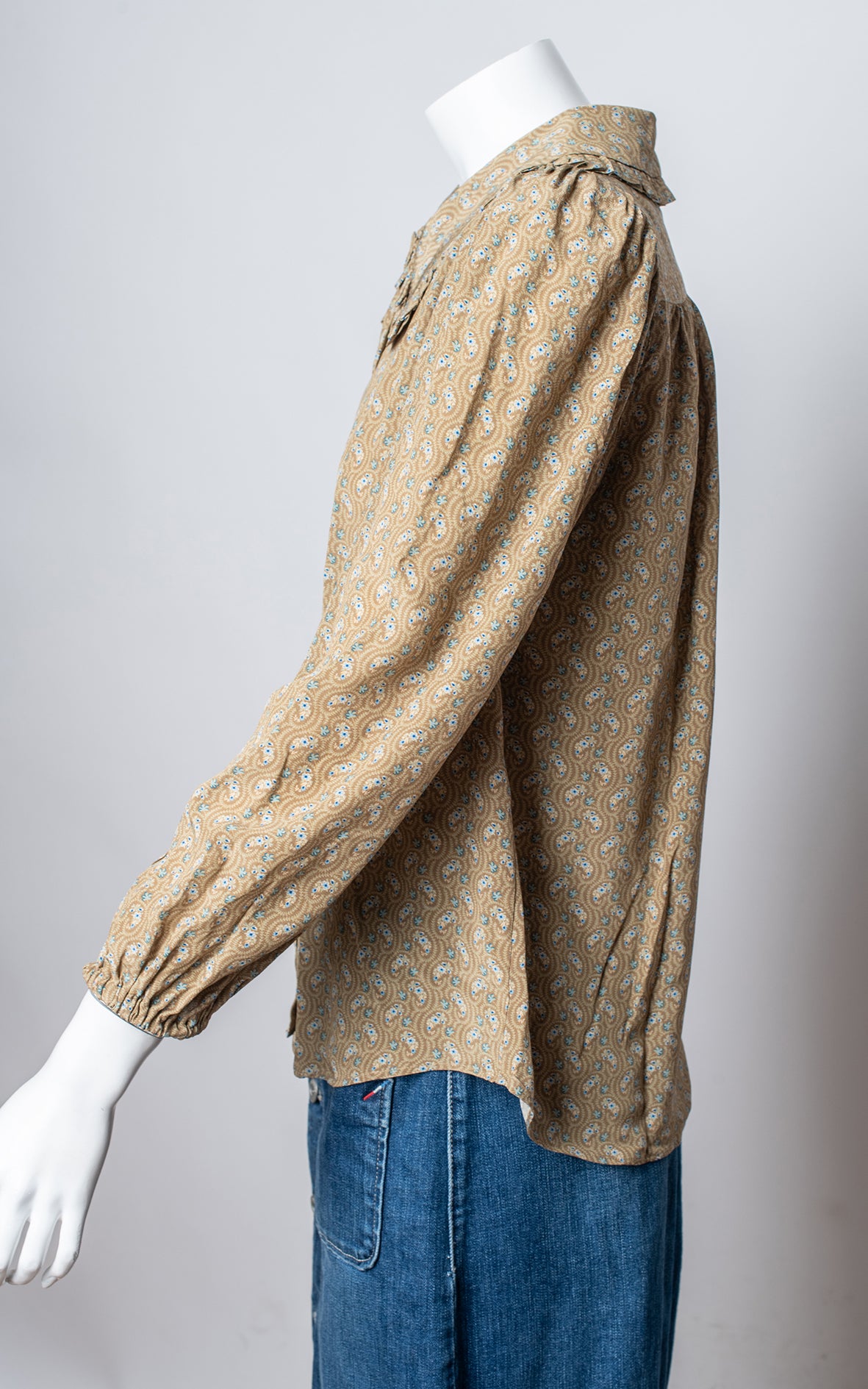 Camisa estampada cuellos