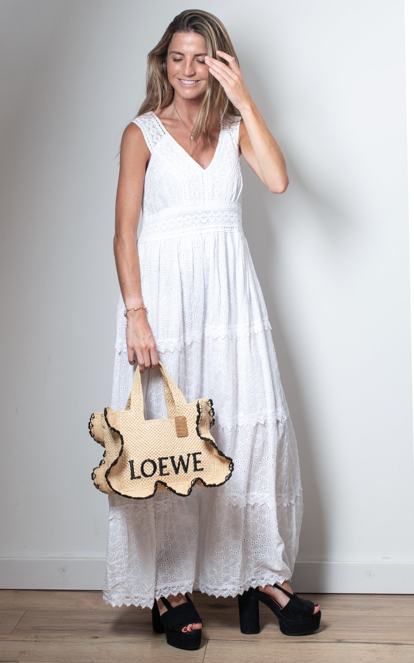 Vestido blanco encaje