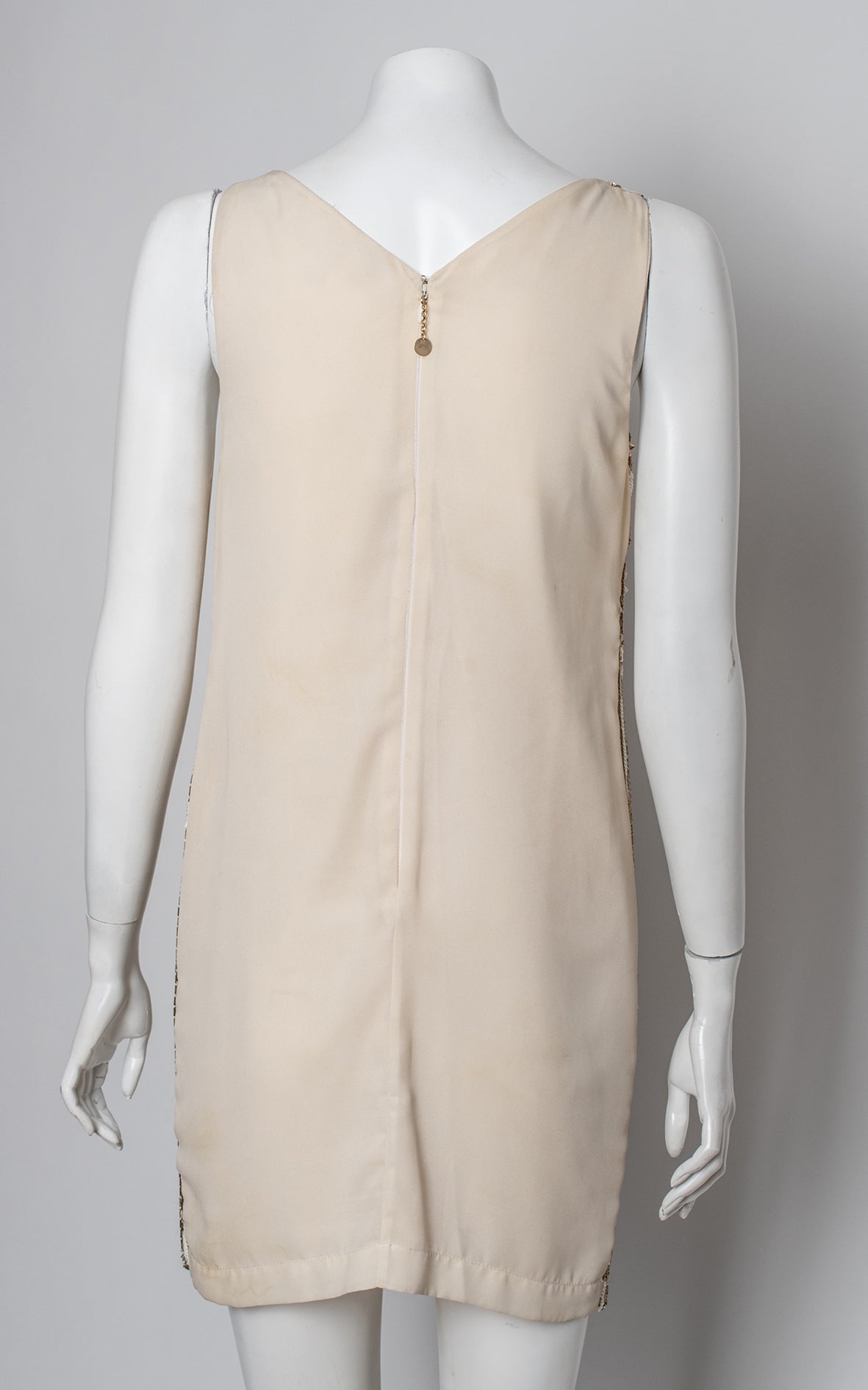 Vestido lentejuelas blanco
