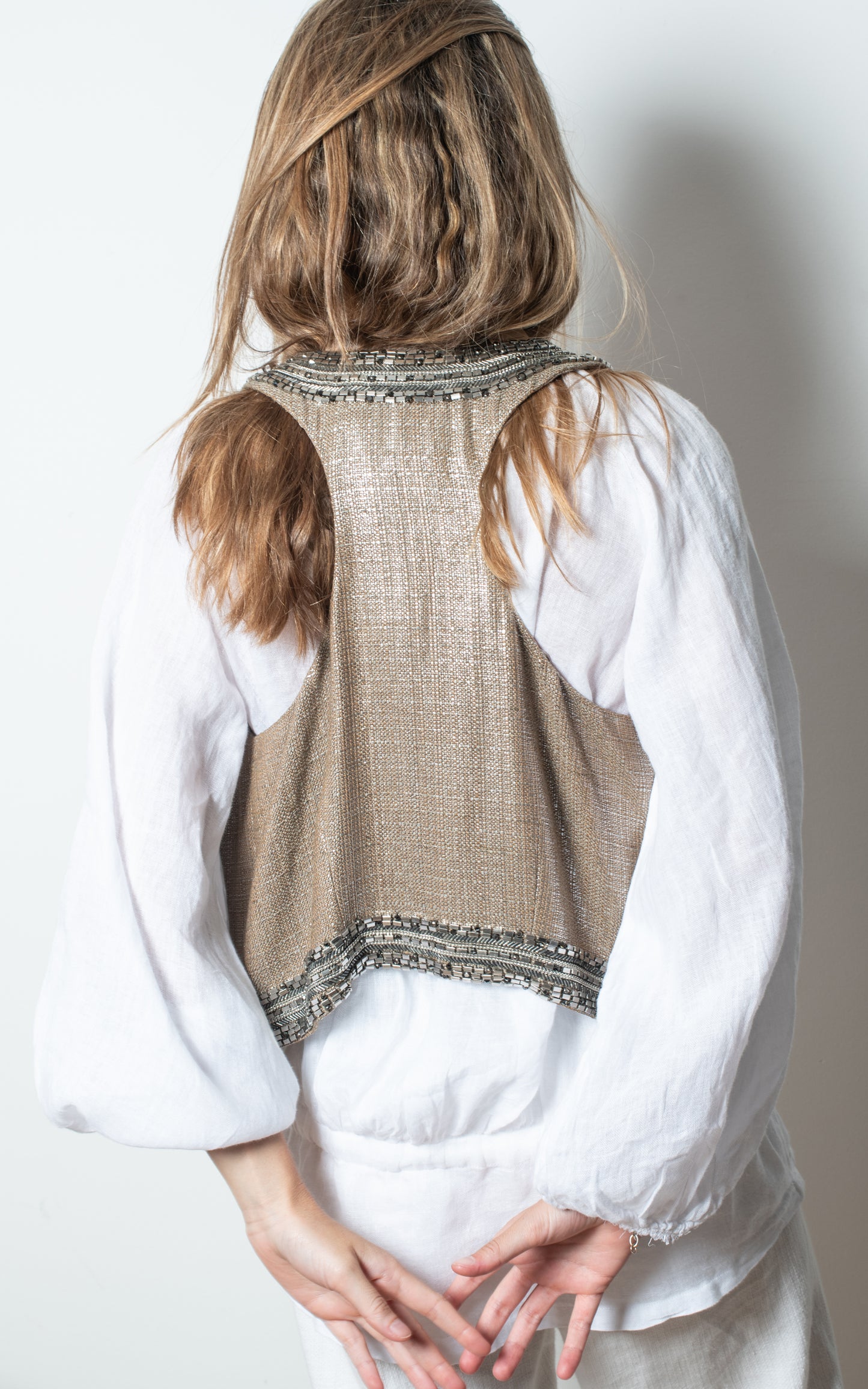 Chaleco beige