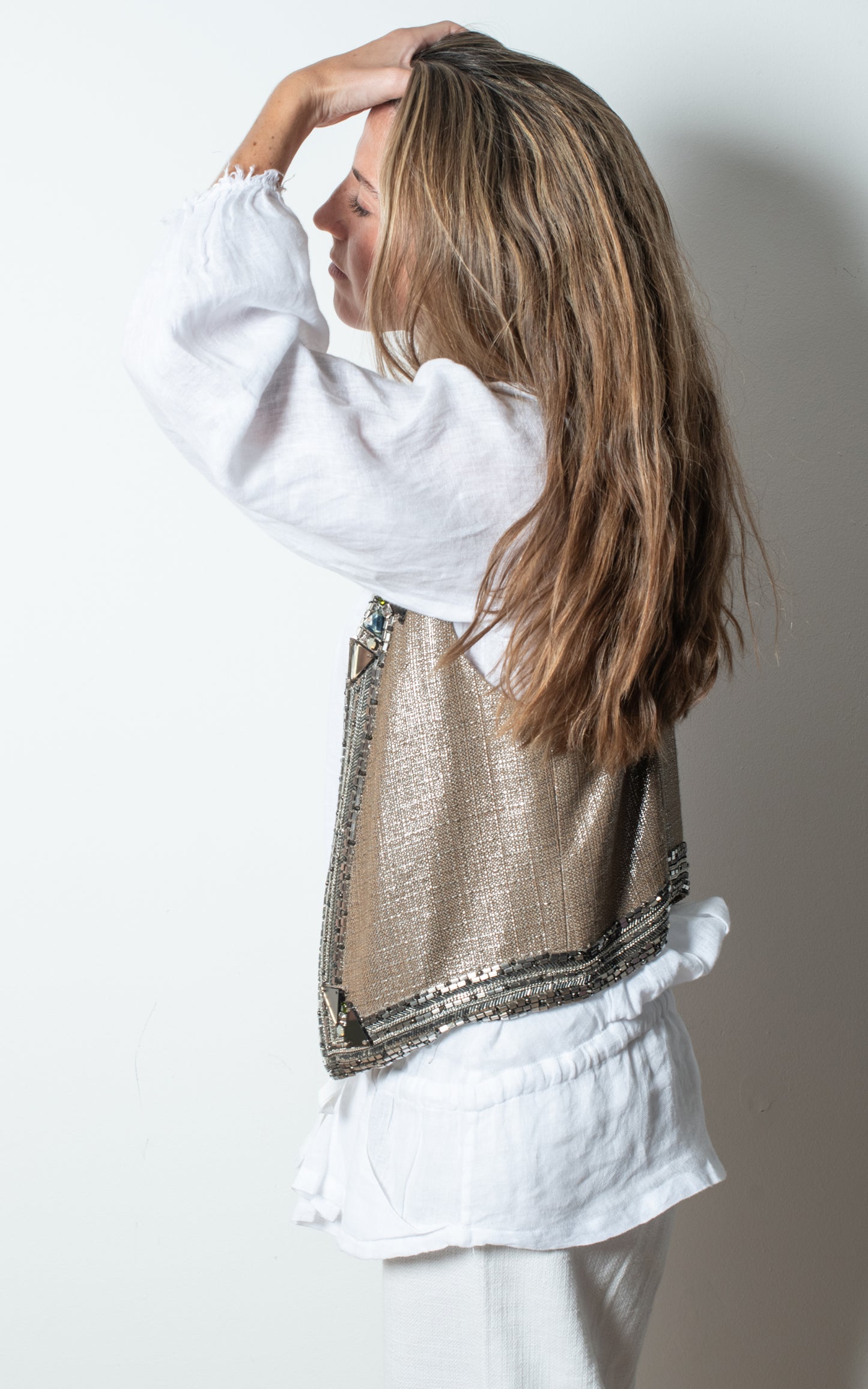 Chaleco beige
