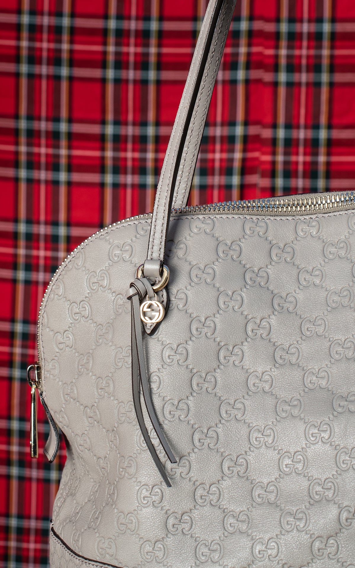 Bolso tote gris Gucci