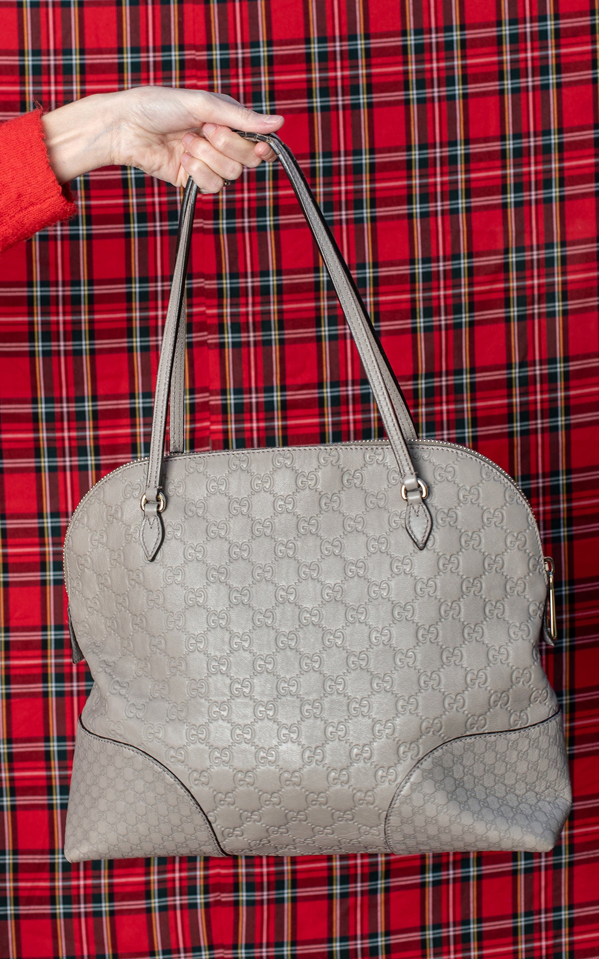 Bolso tote gris Gucci
