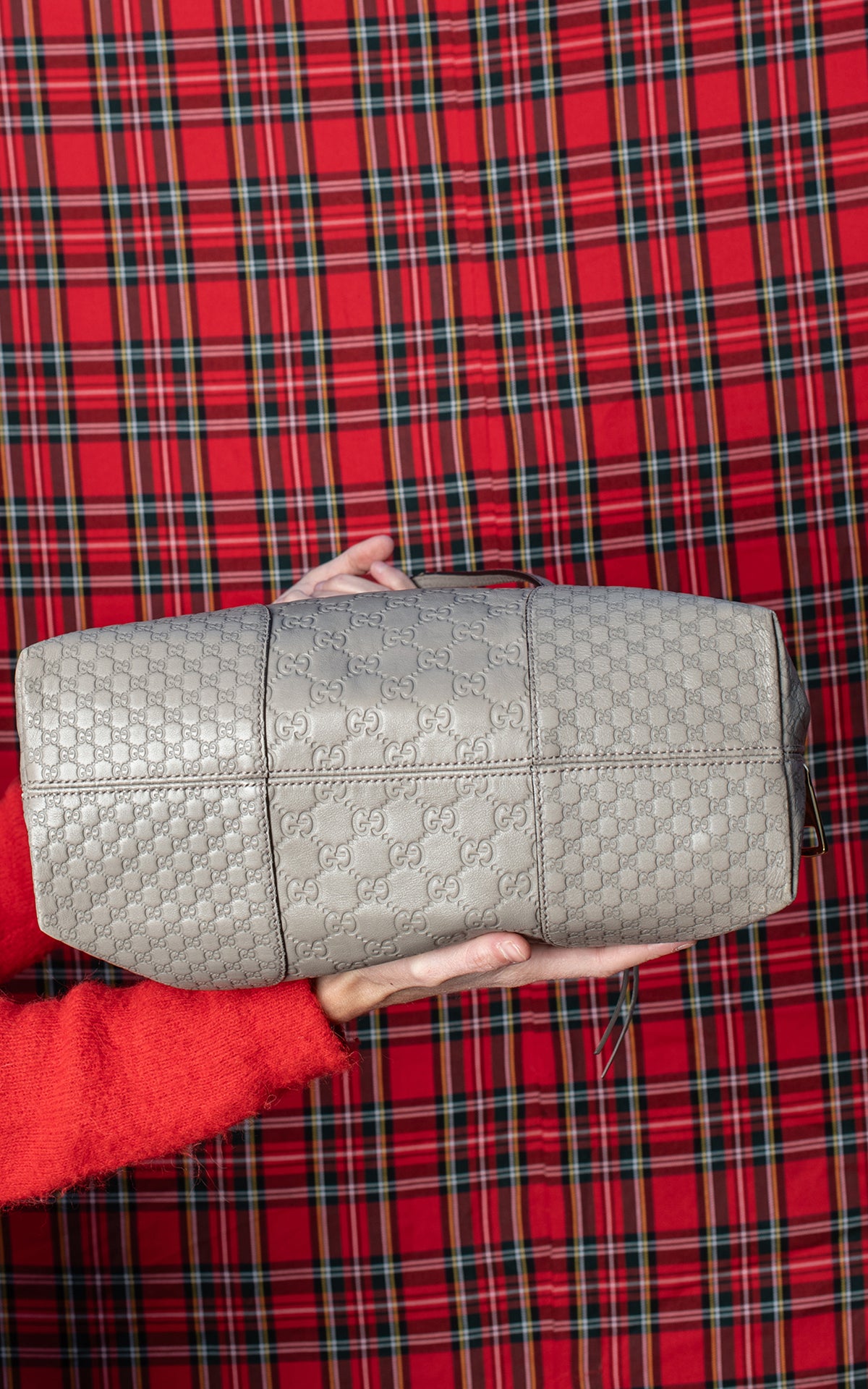 Bolso tote gris Gucci