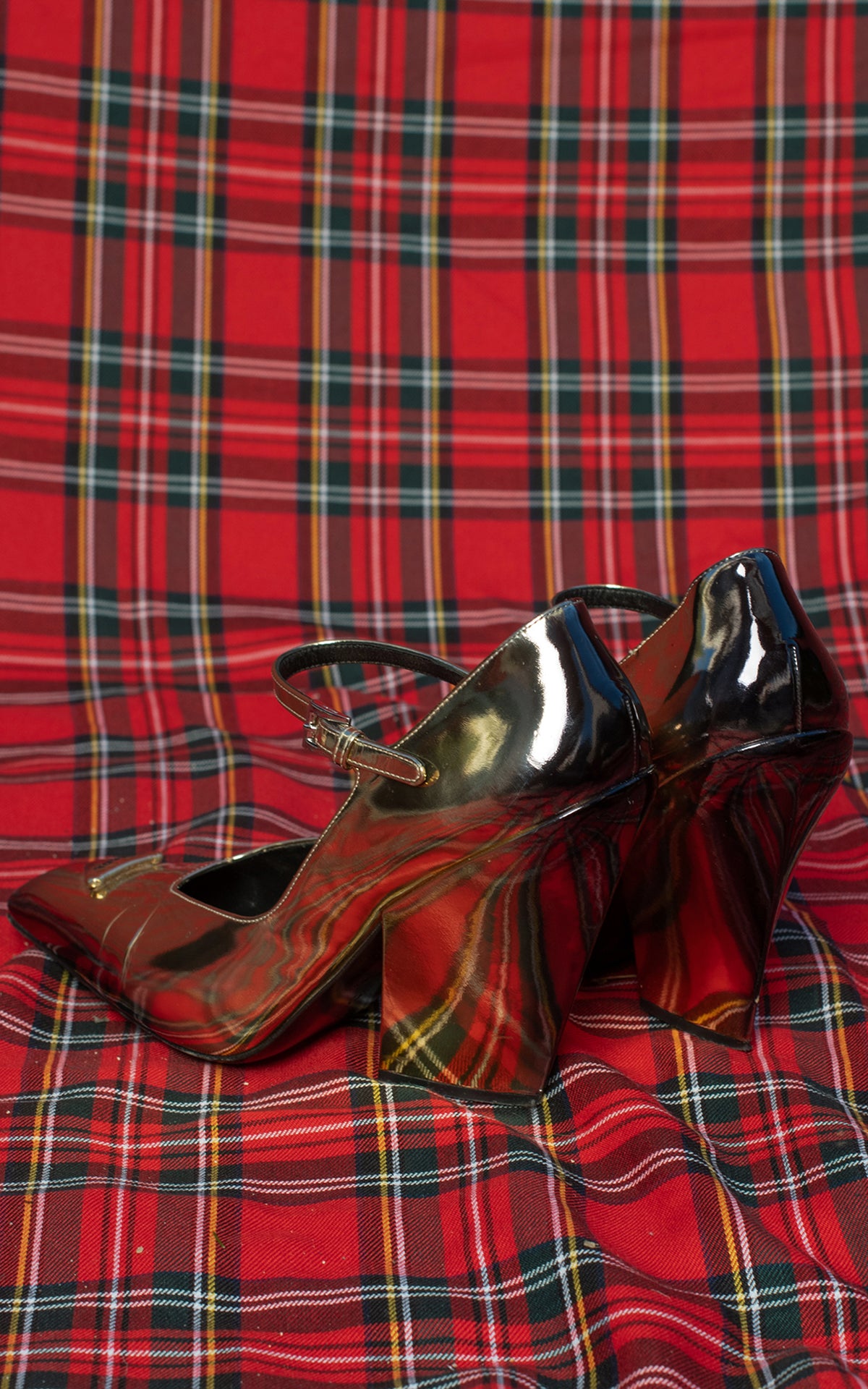 Prada Zapatos May Jane Dorados