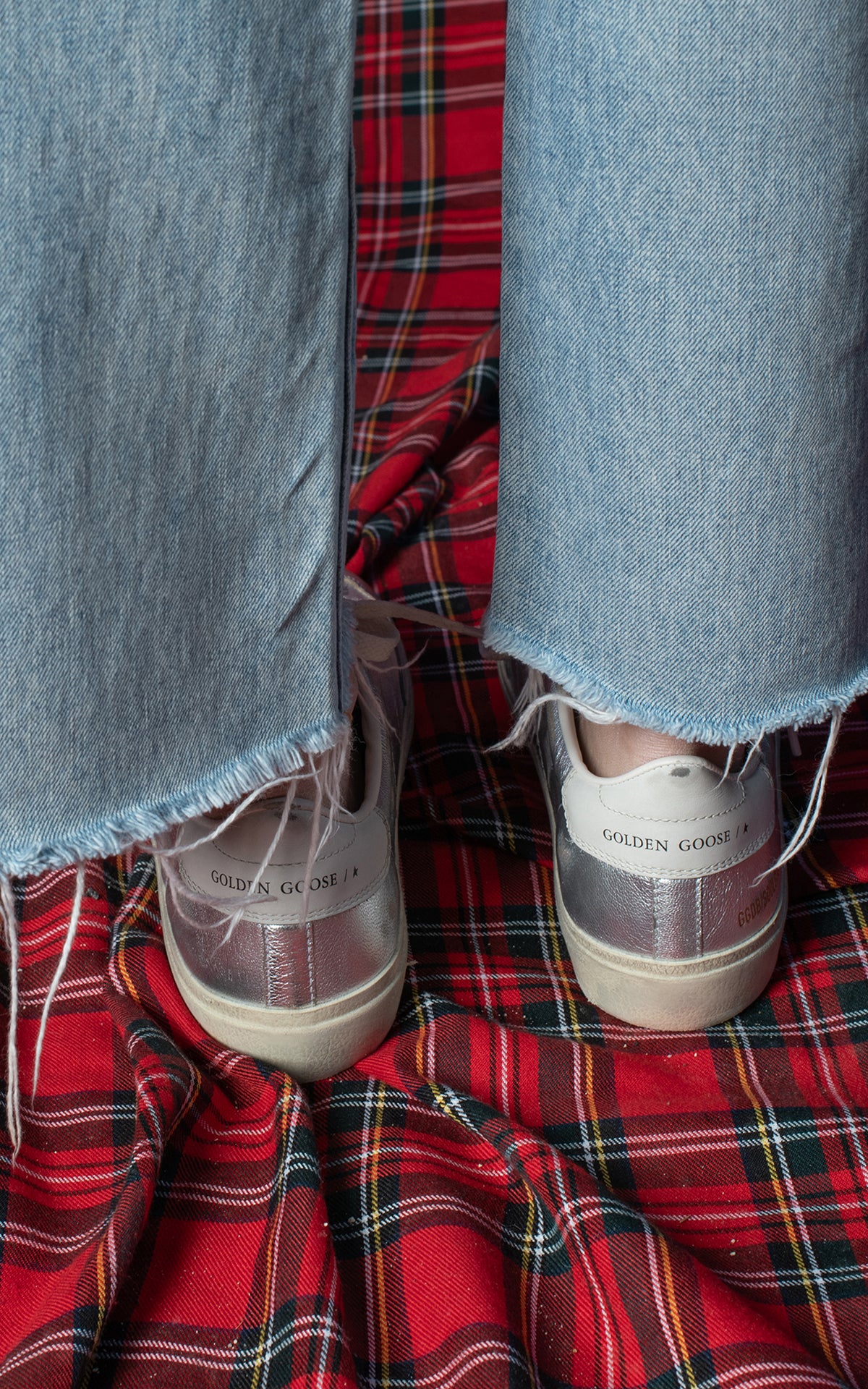 Golden Goose plateadas