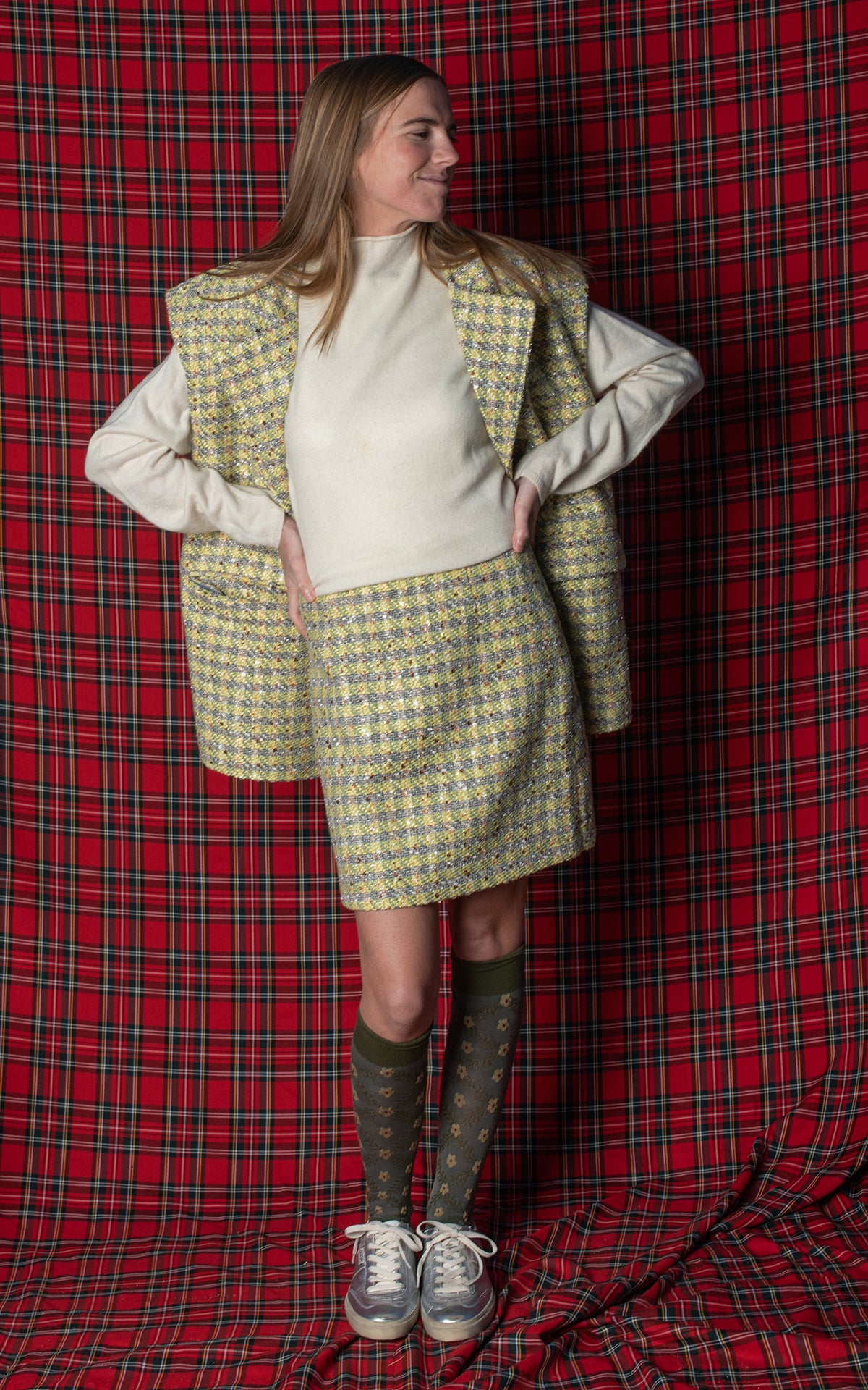 Total look tweed