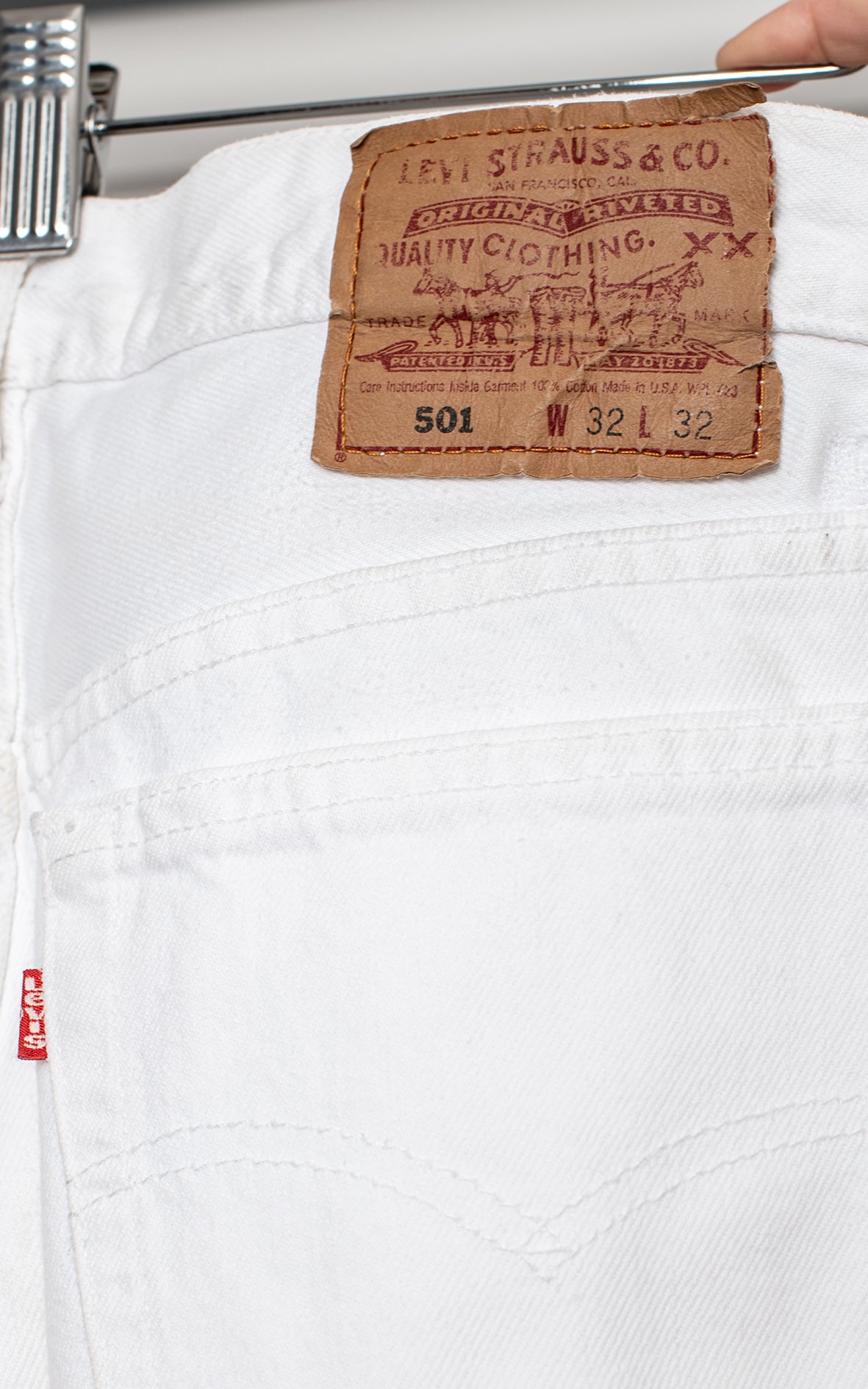 Levis 501 blancos
