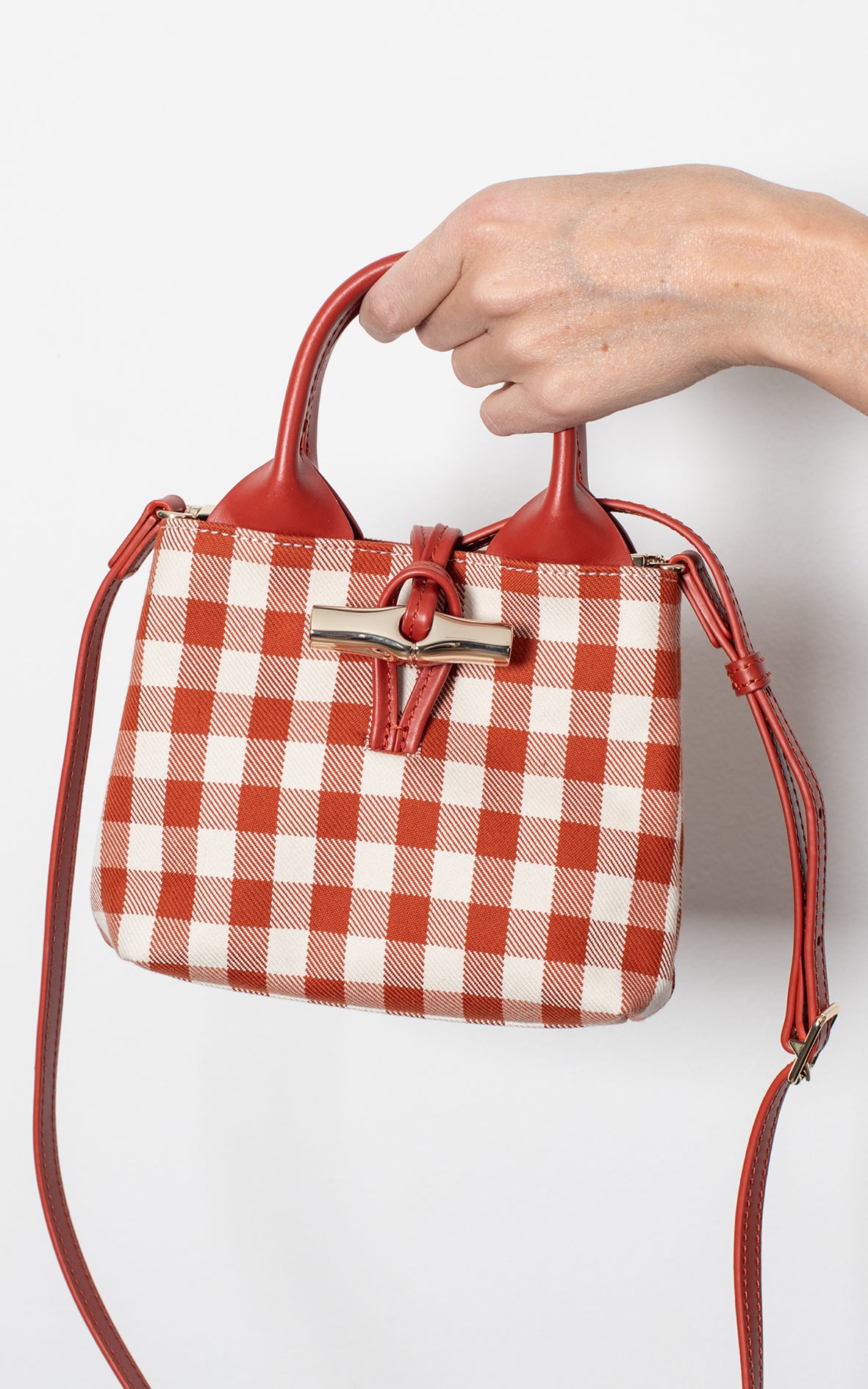 Bolso le roseau cuadros