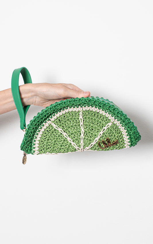 Bolso rafia tropicalia