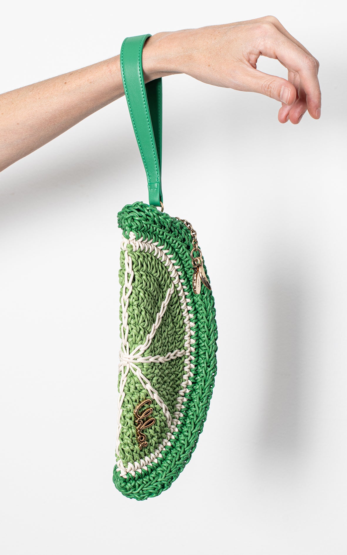 Bolso rafia tropicalia