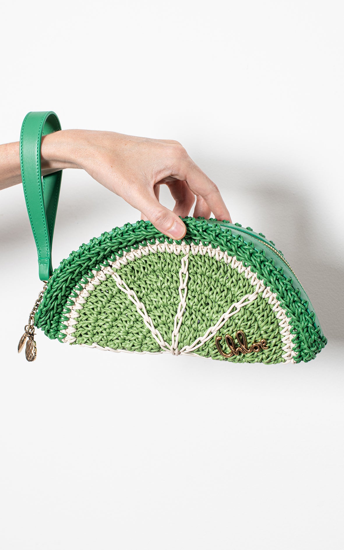 Bolso rafia tropicalia