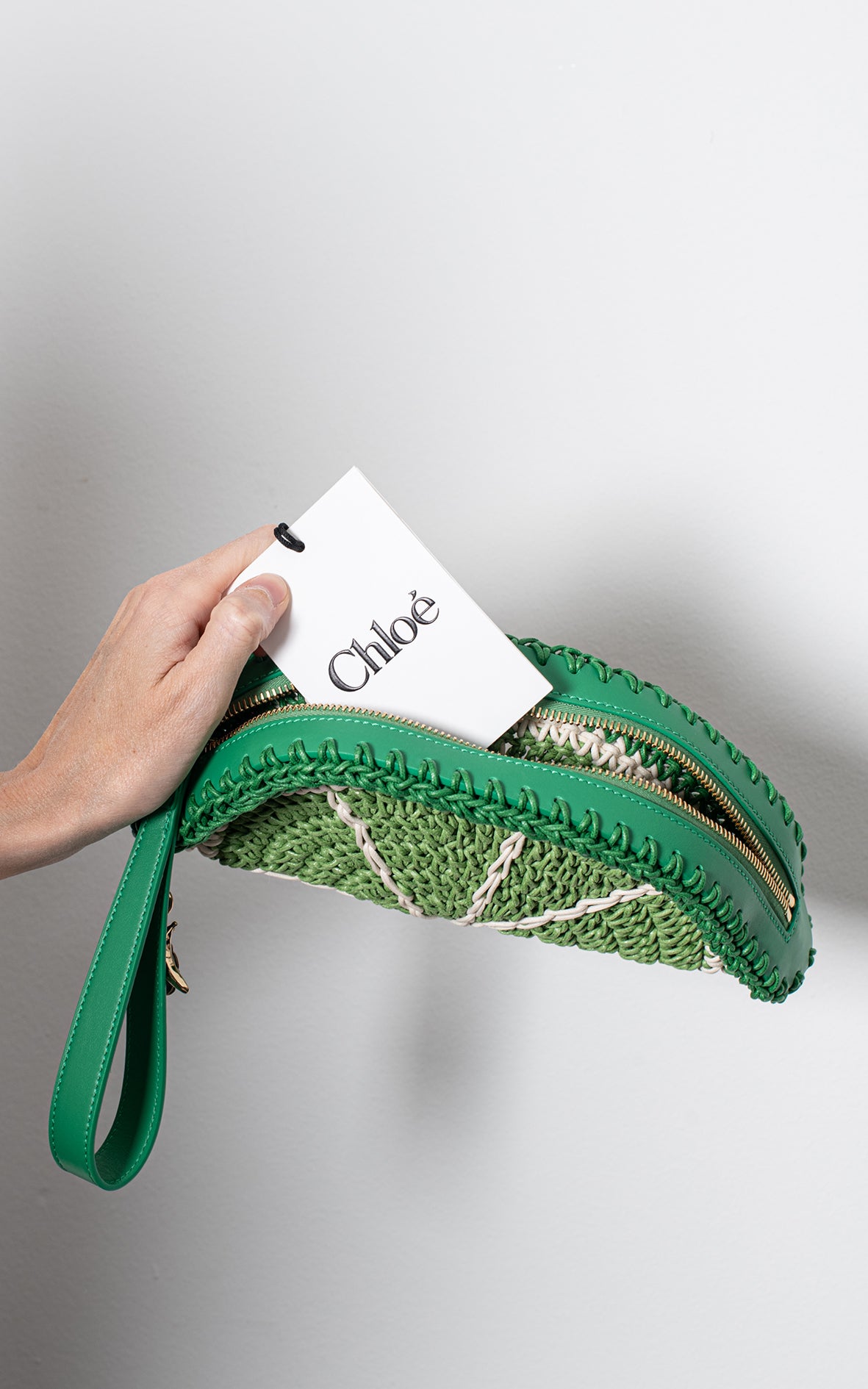 Bolso rafia tropicalia