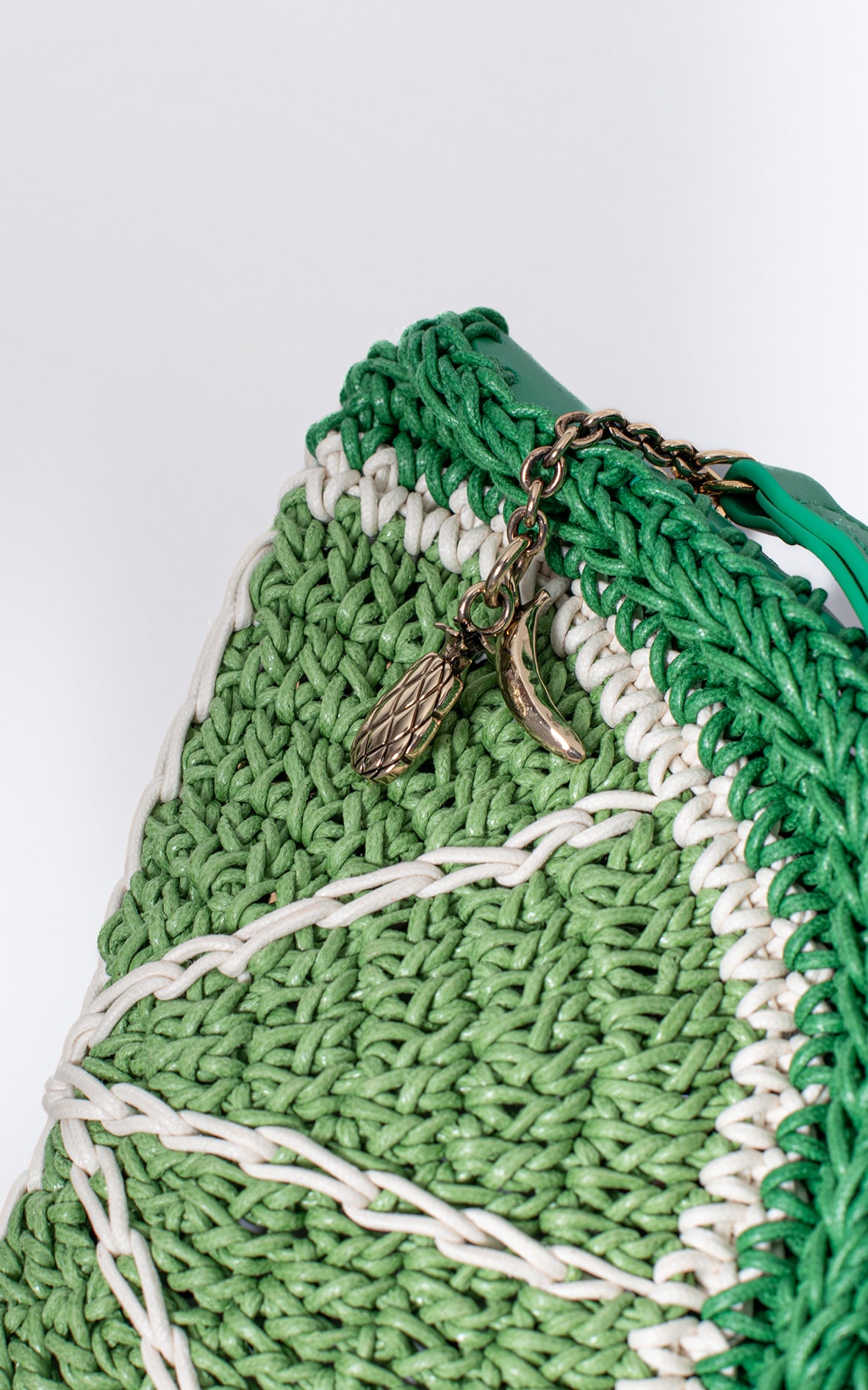 Bolso rafia tropicalia