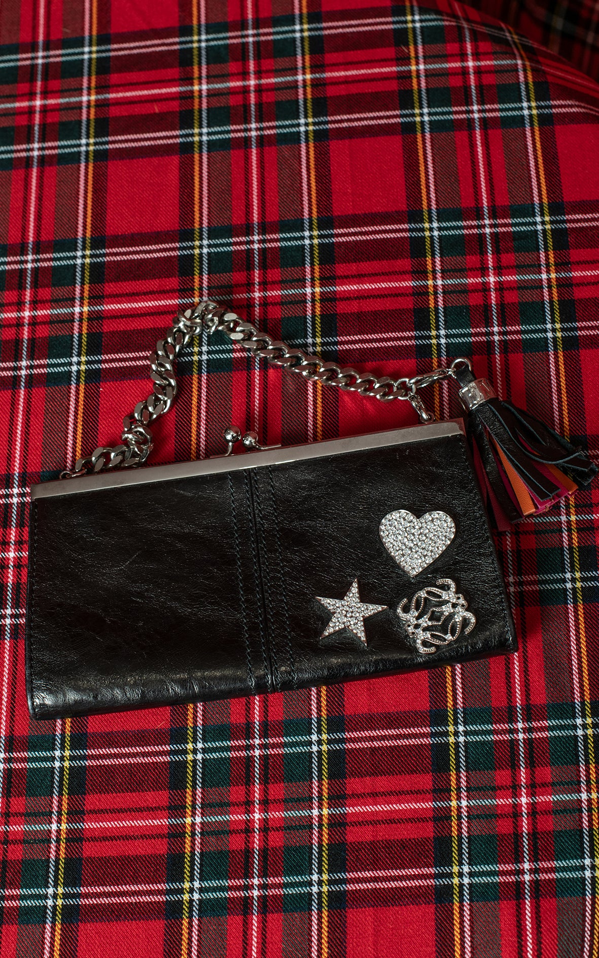 Bolso mini piel negro