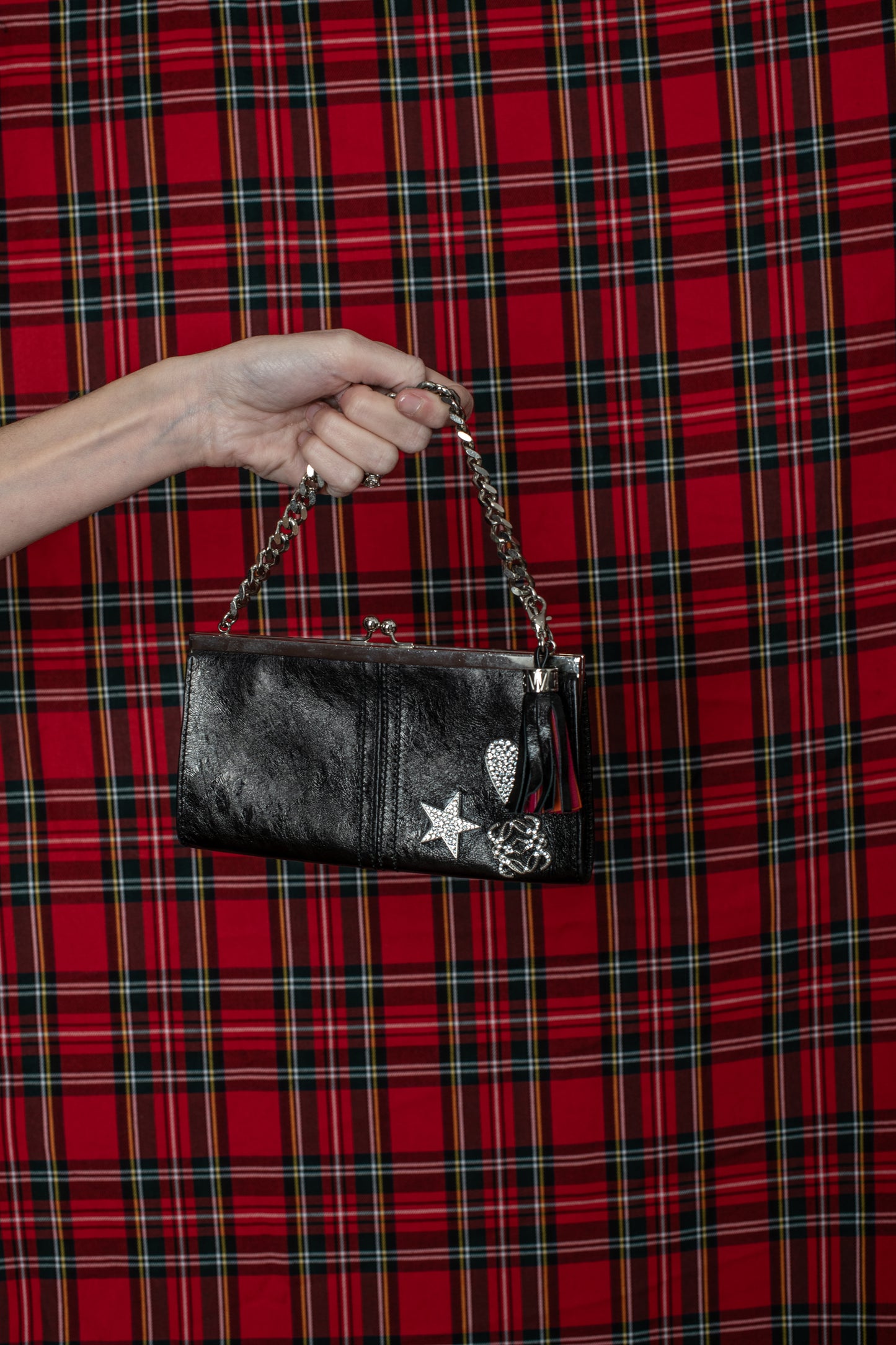 Bolso mini piel negro