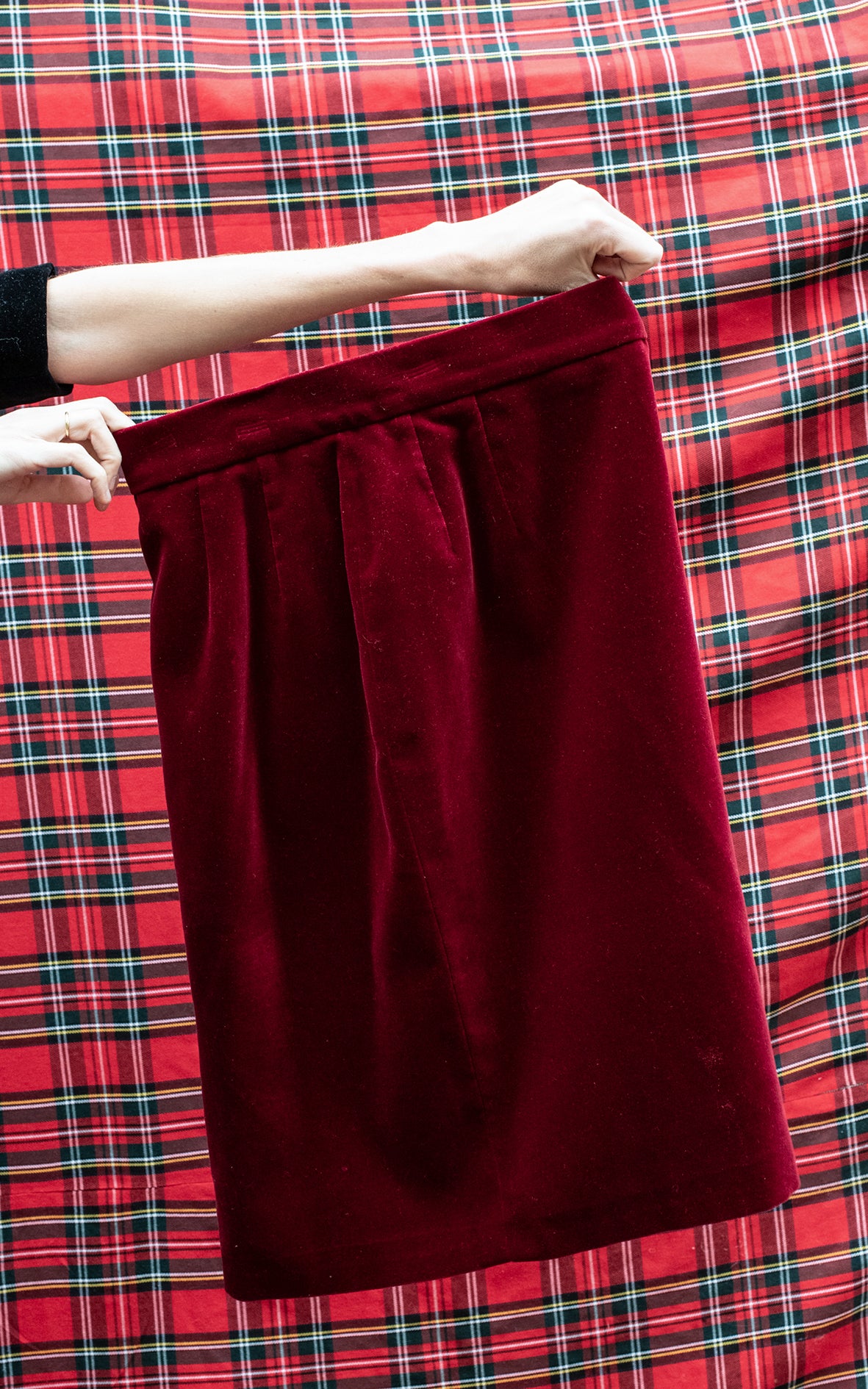 Blazer terciopelo burdeos