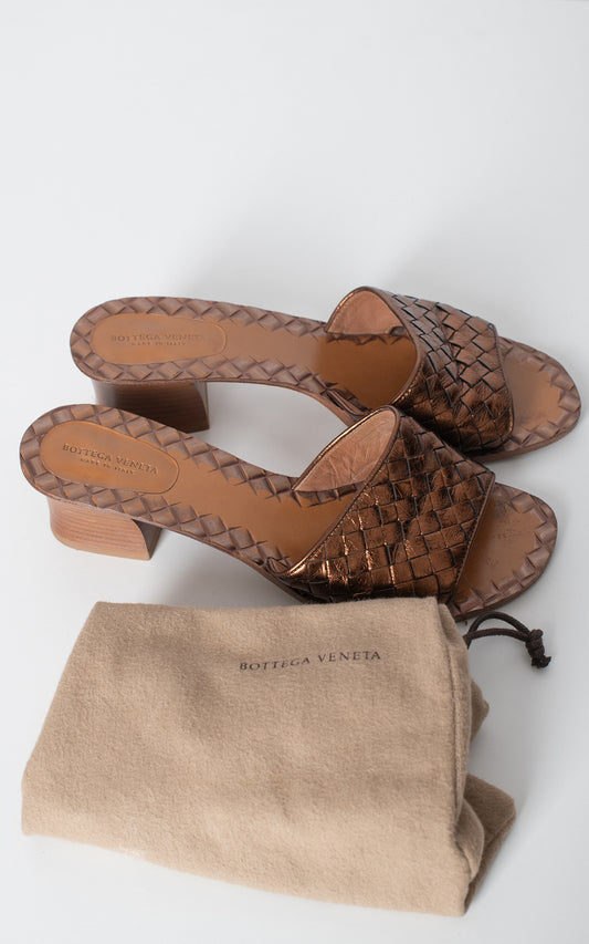Mules color cobre