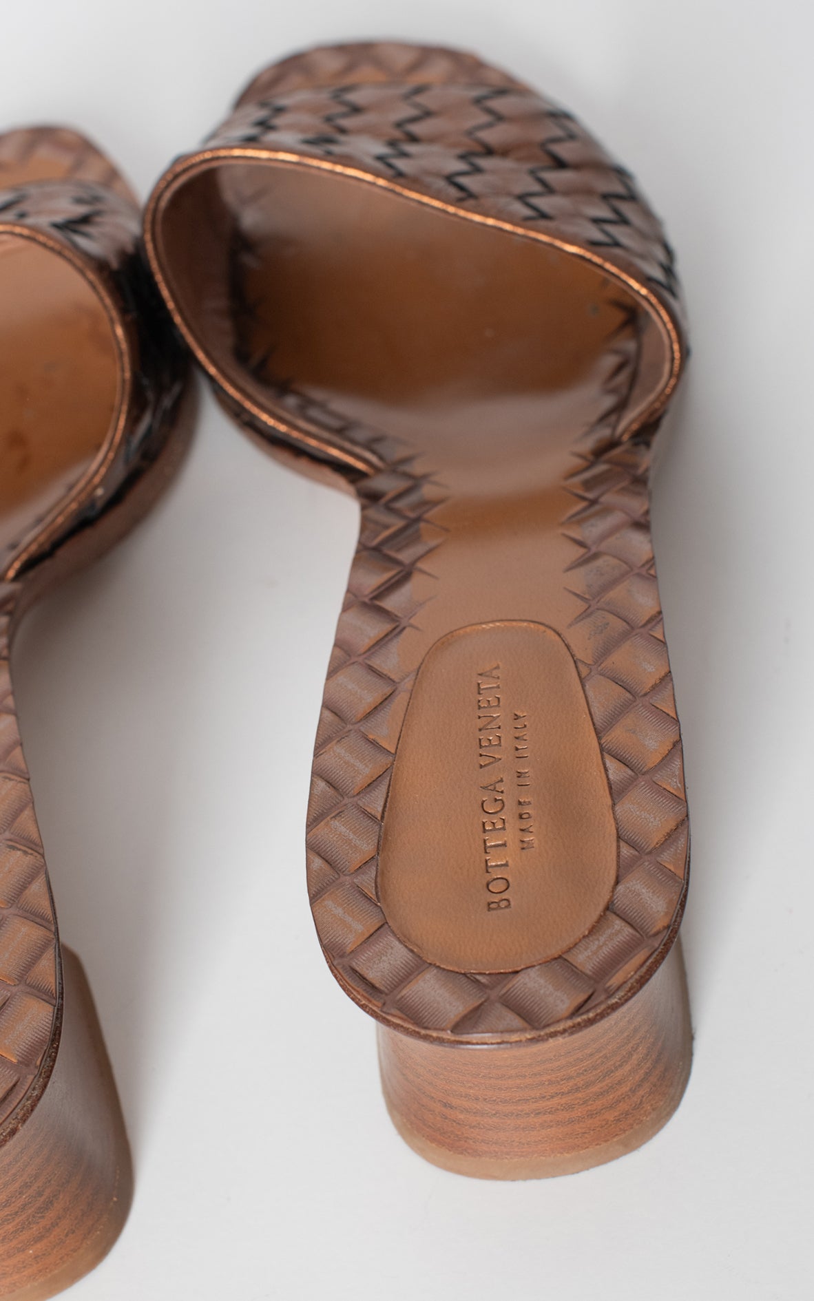 Mules color cobre