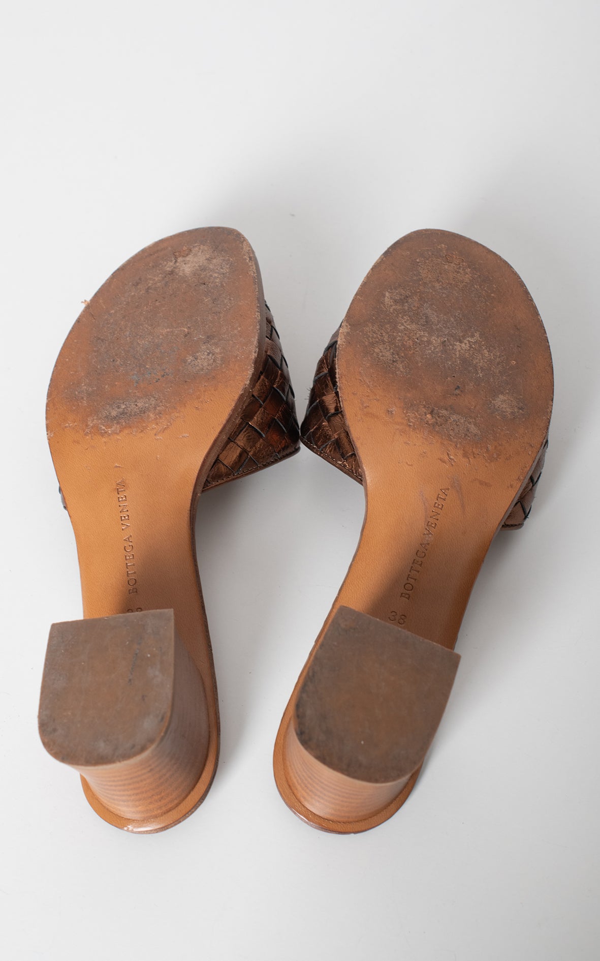 Mules color cobre