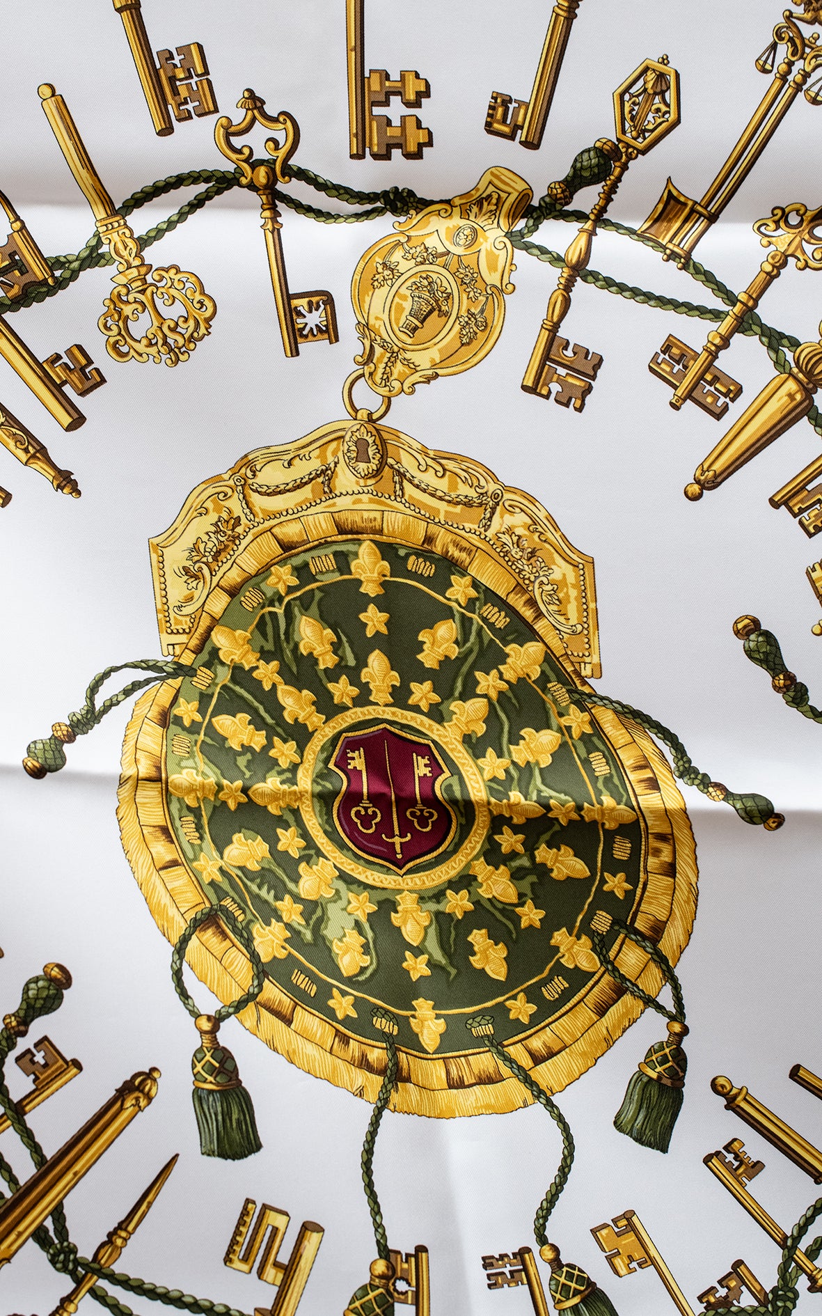 Pañuelo Hermes burdeos