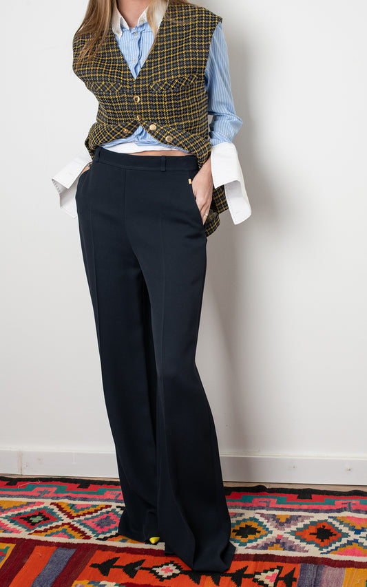 Pantalón traje azul