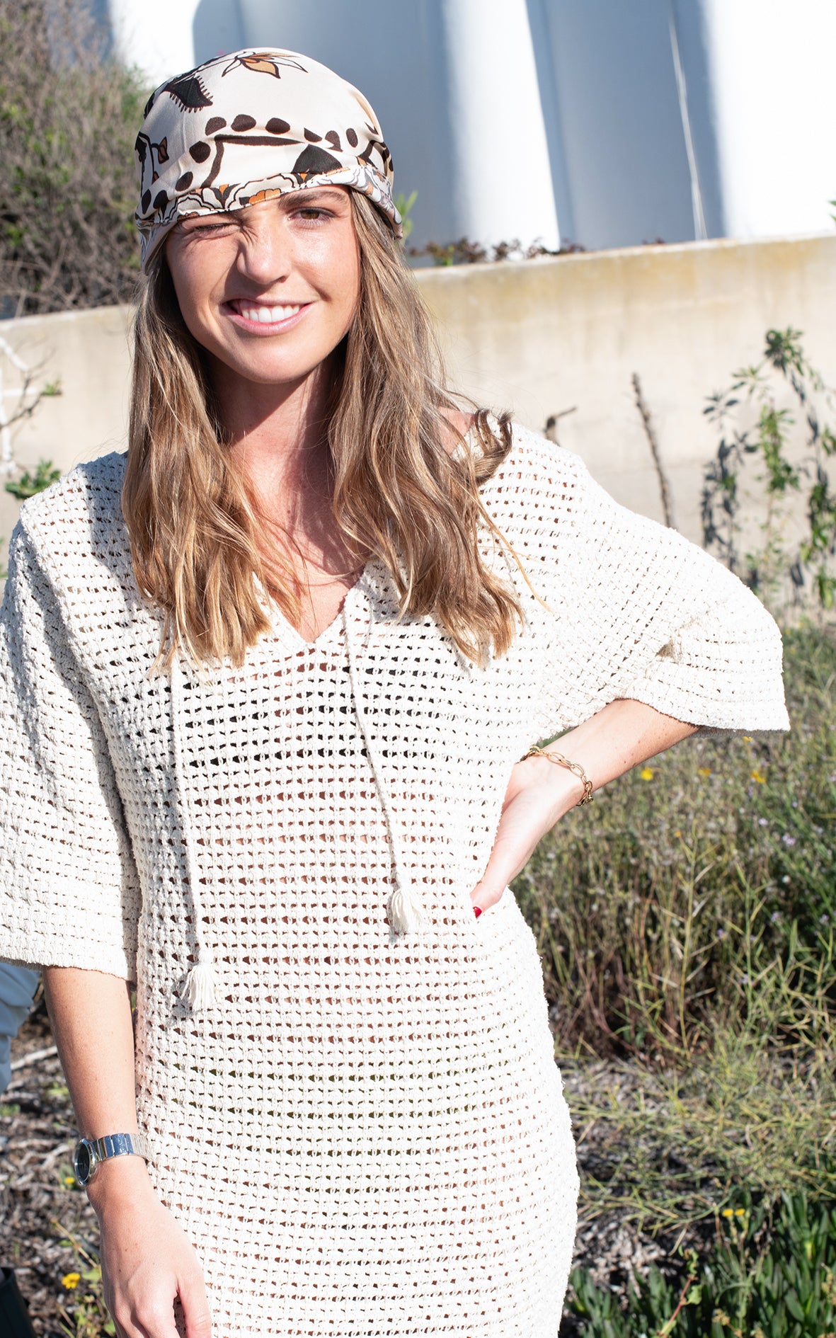 Mini vestido crochet